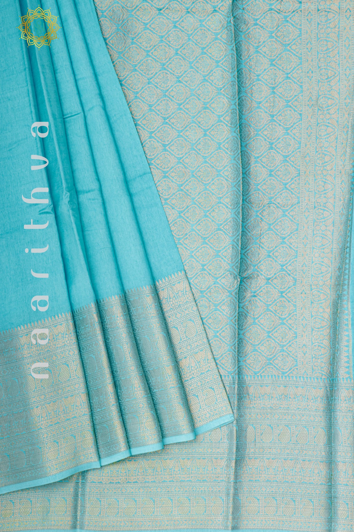 SKY BLUE - SEMI CREPE SILK