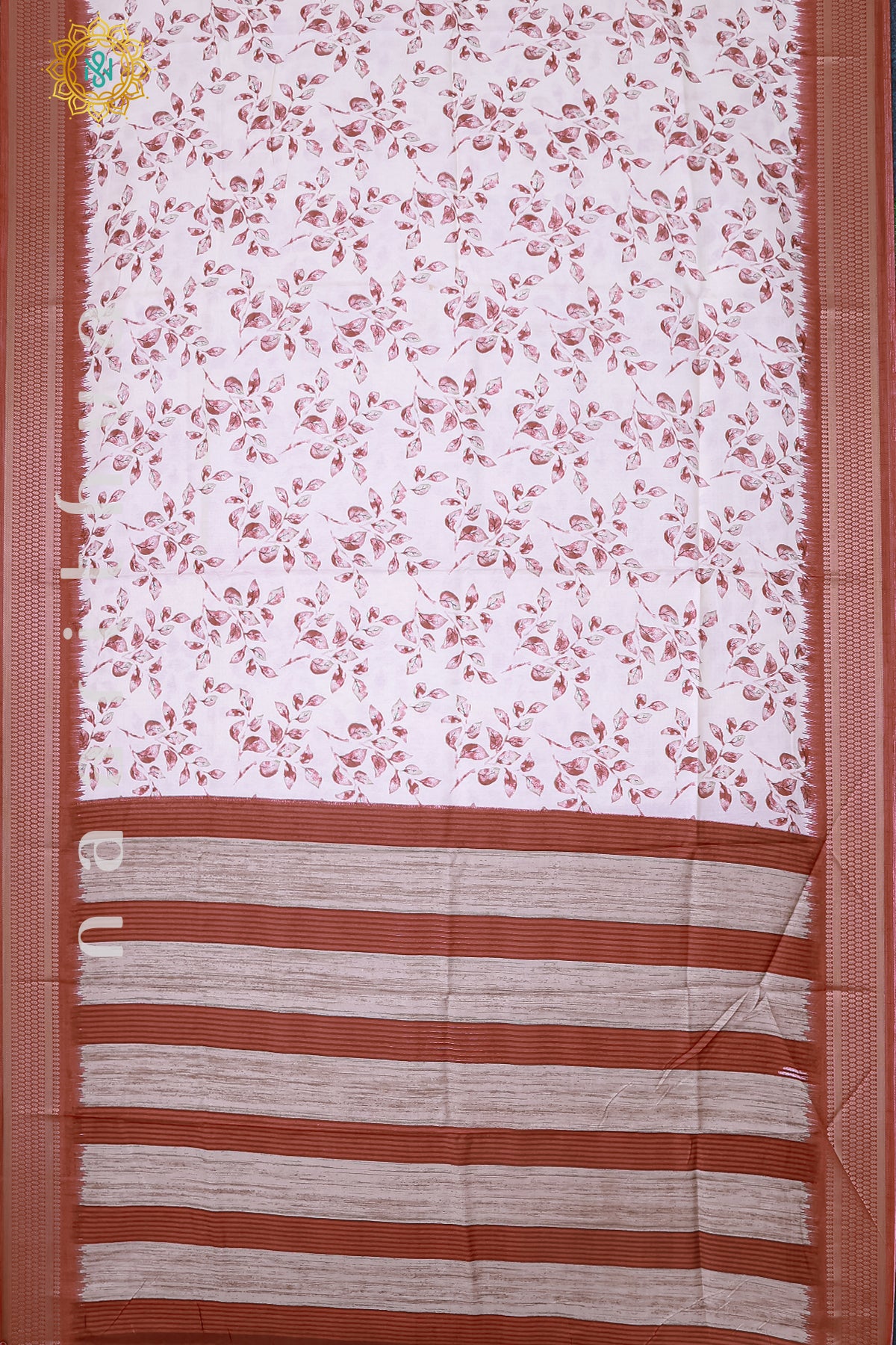 WHITE WITH RED - DOLA SILK