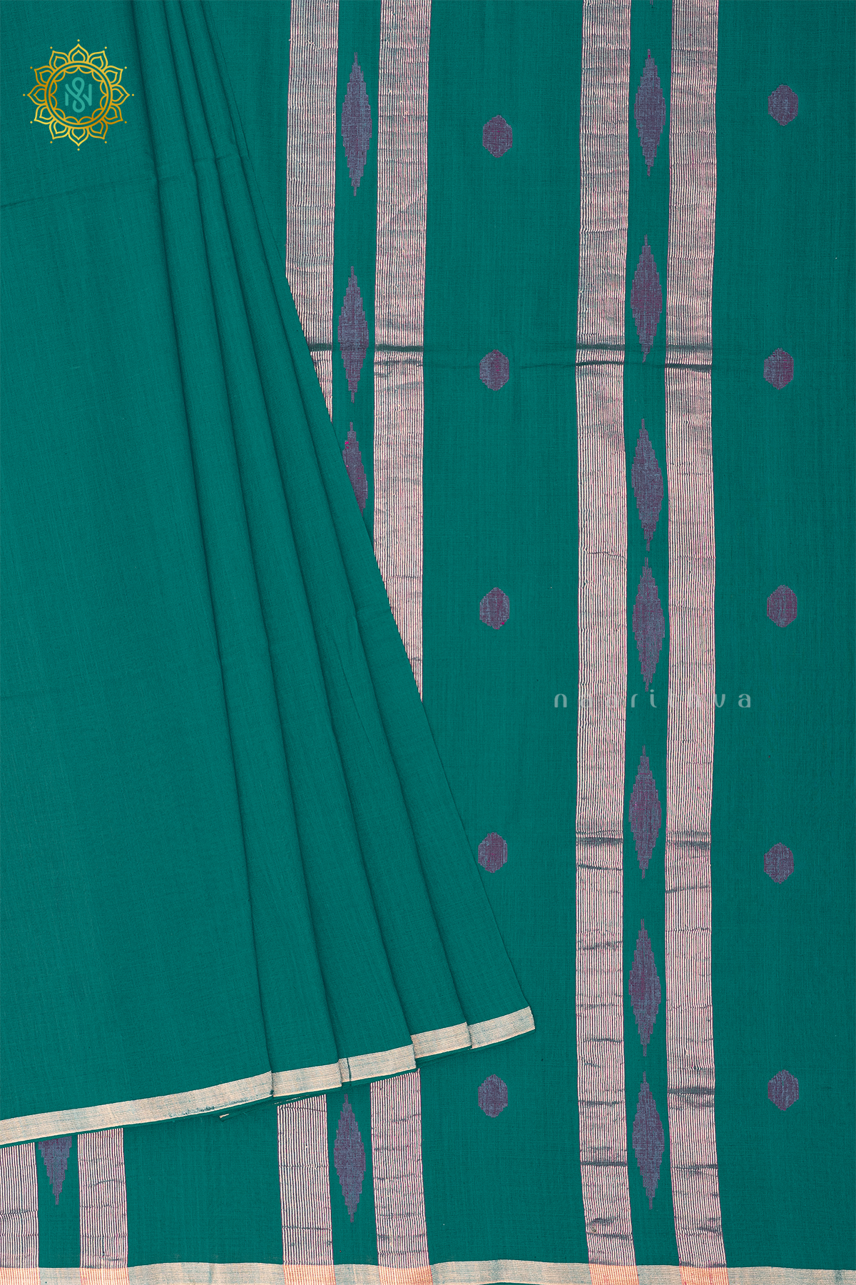 CYAN GREEN - MUL COTTON