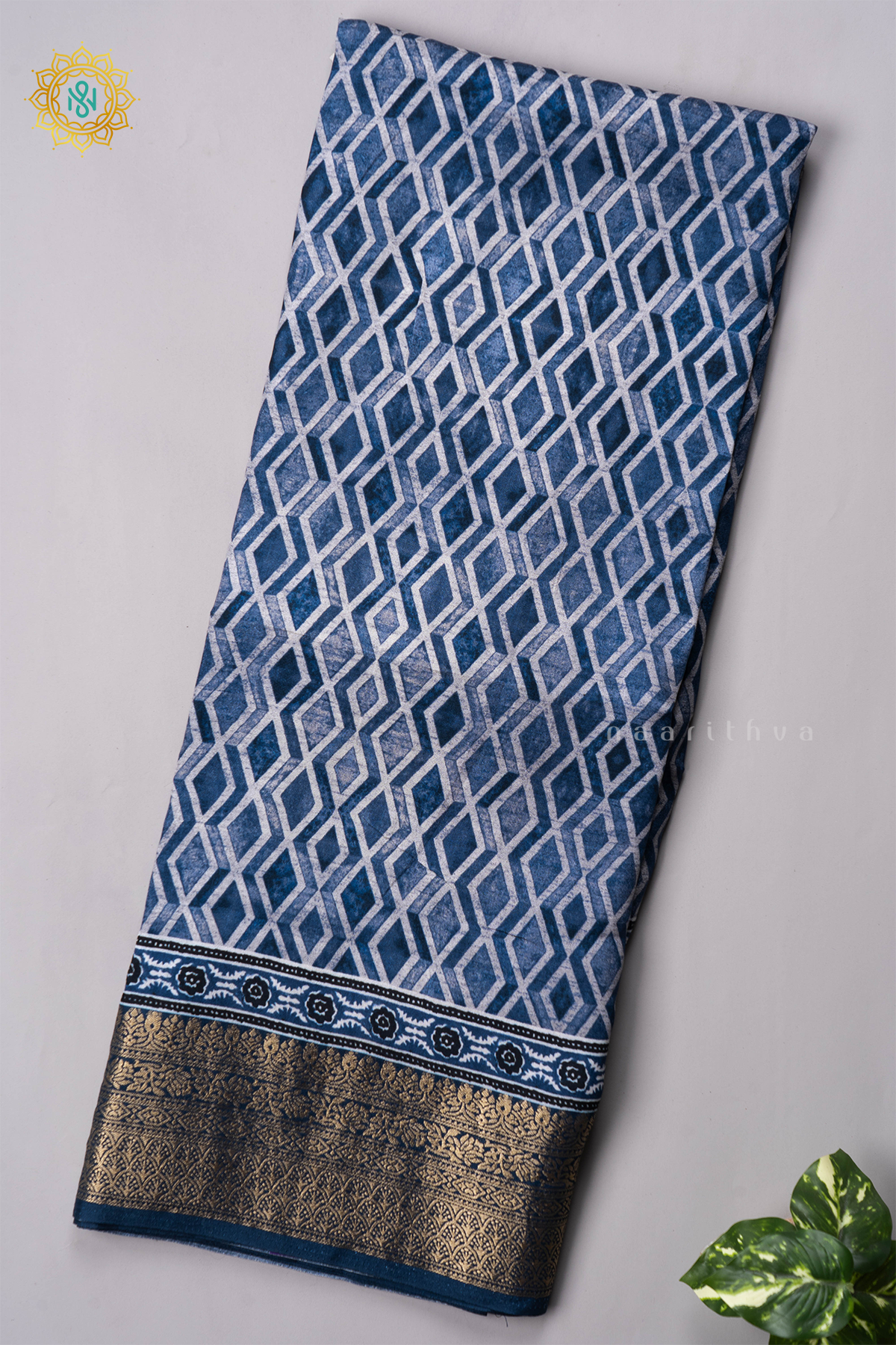 BLUE - SEMI CREPE SILK