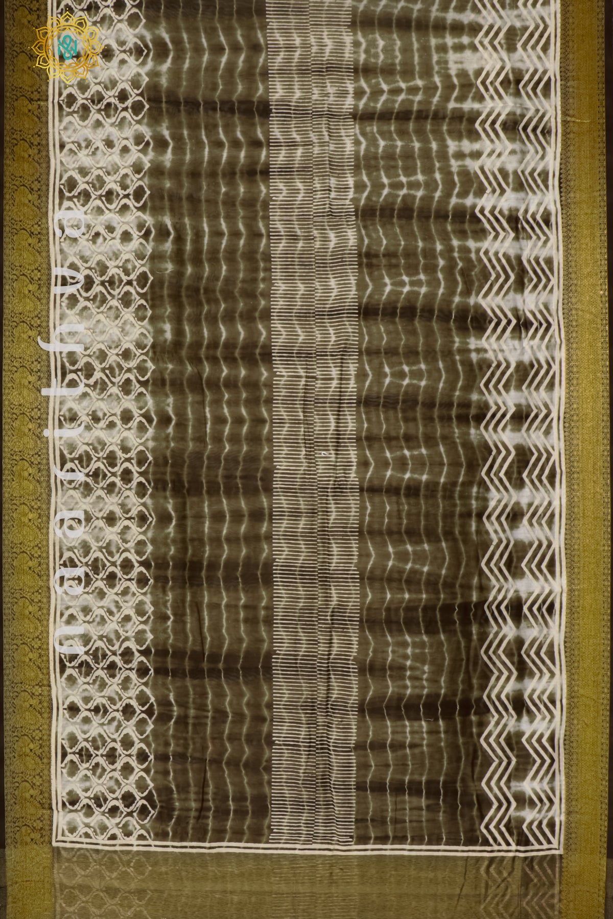 DARK BROWN - CHANDERI SILK COTTON