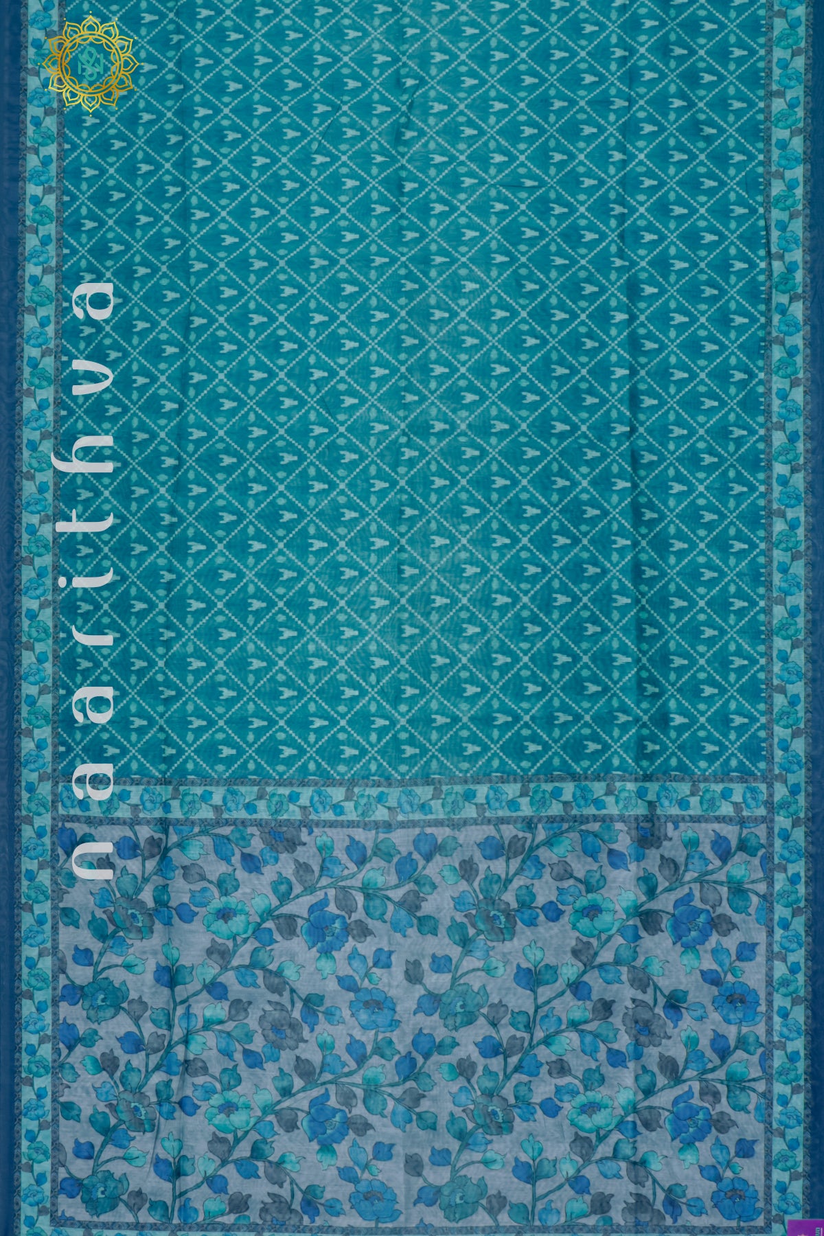 SKY BLUE - CHANDERI SILK COTTON