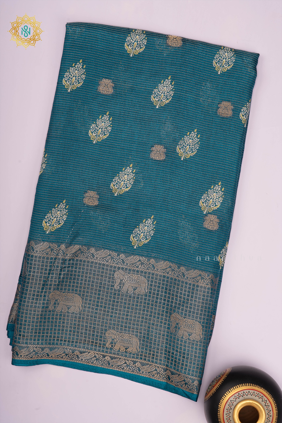 LIGHT BLUE - SEMI GEORGETTE