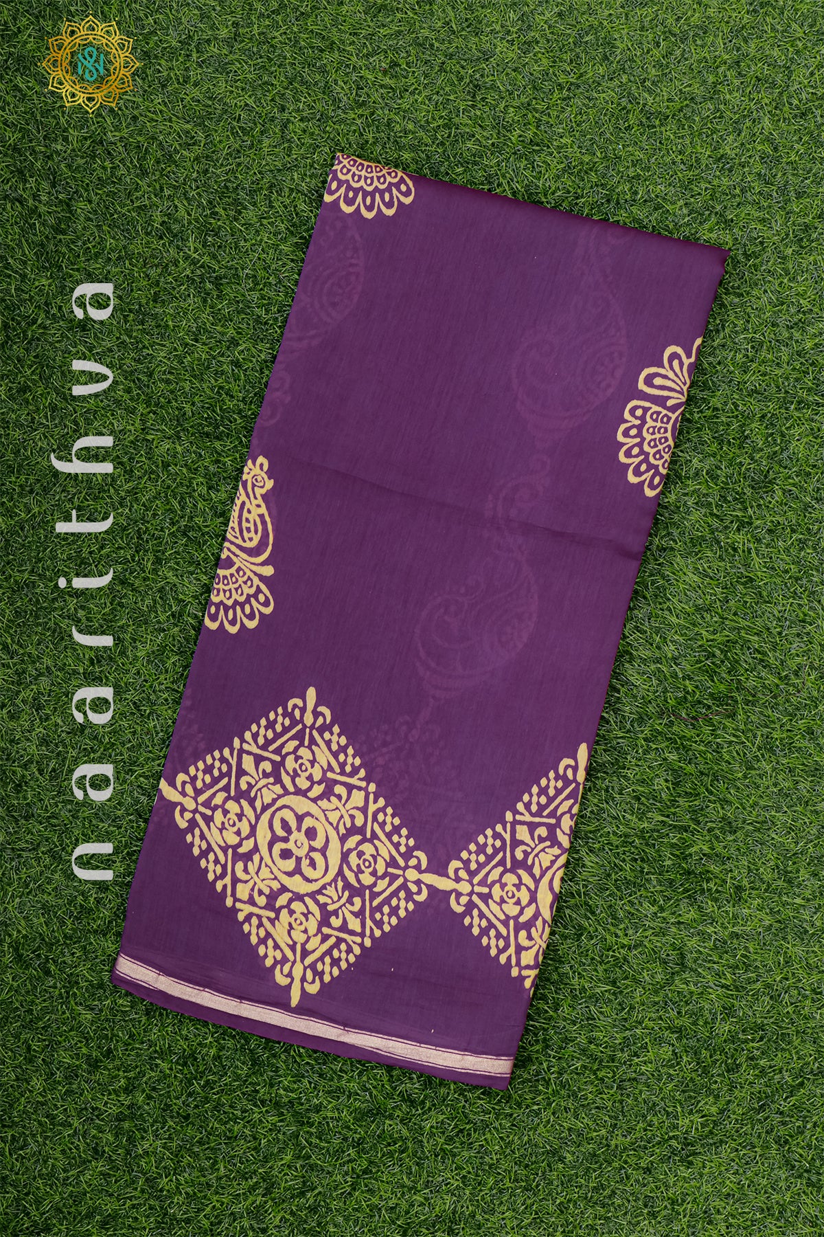 PURPLE - CHANDERI COTTON