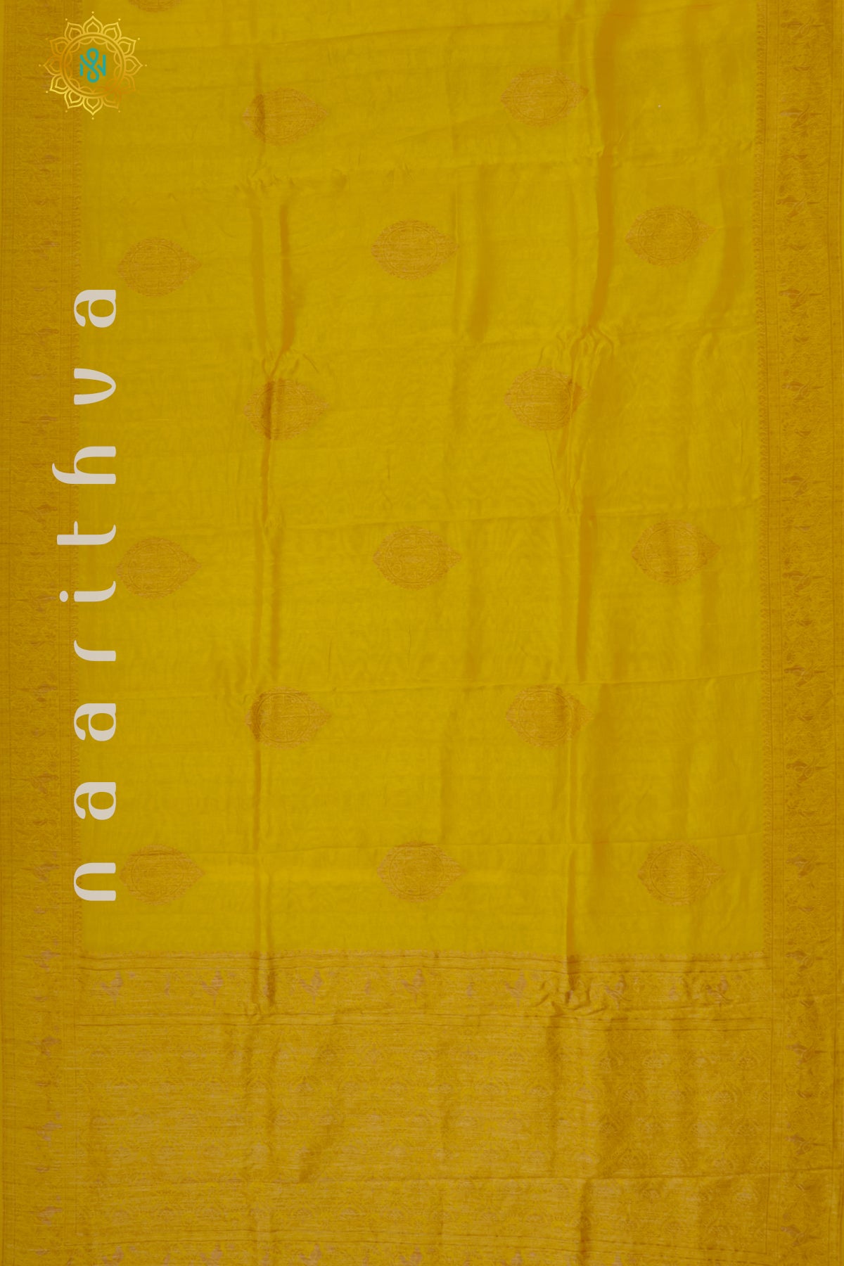 YELLOW - SEMI RAW SILK