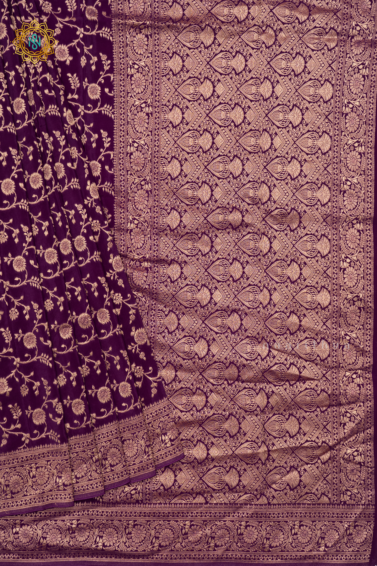 WINE - SEMI BANARASI CREPE