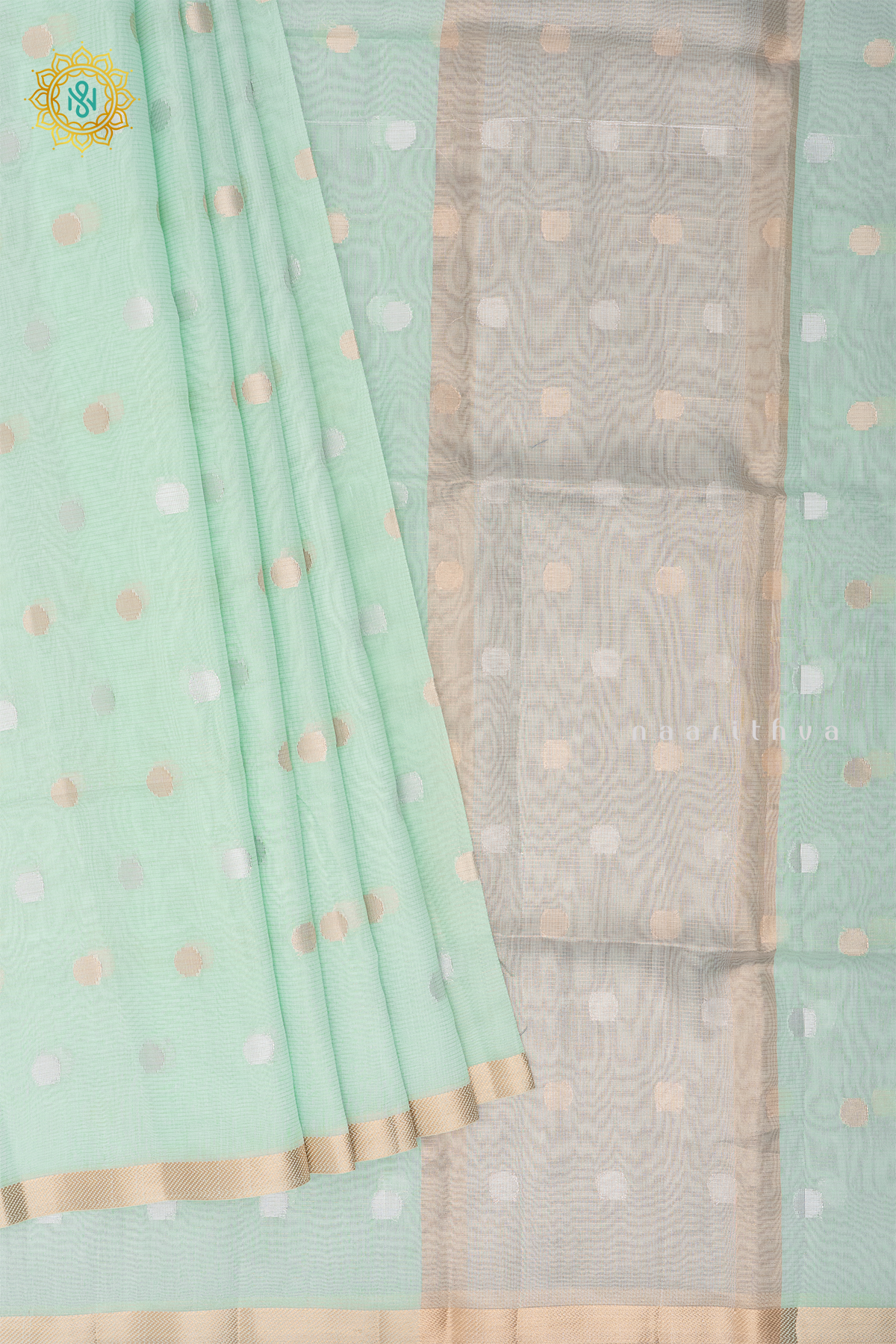AQUA GREEN - SILK COTTON