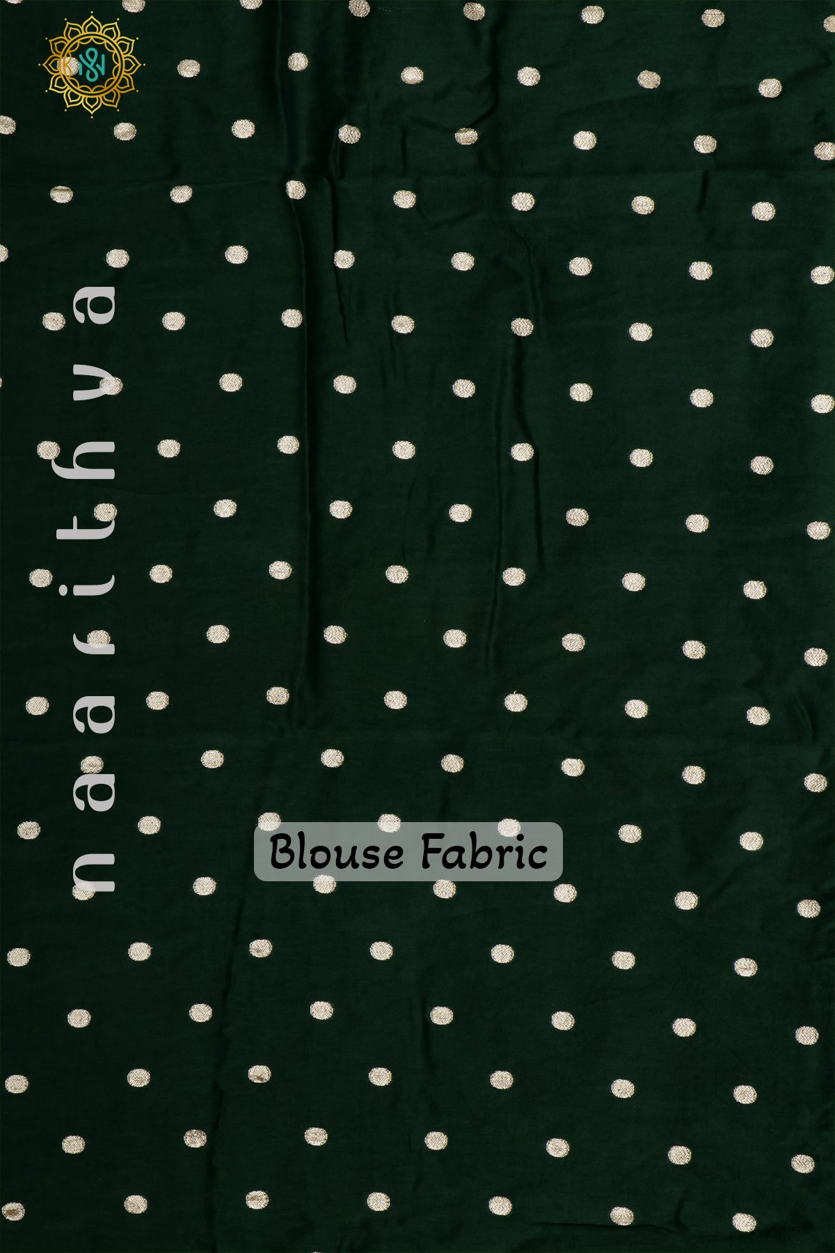 PARROT GREEN WITH BOTTLE GREEN - DOLA SILK