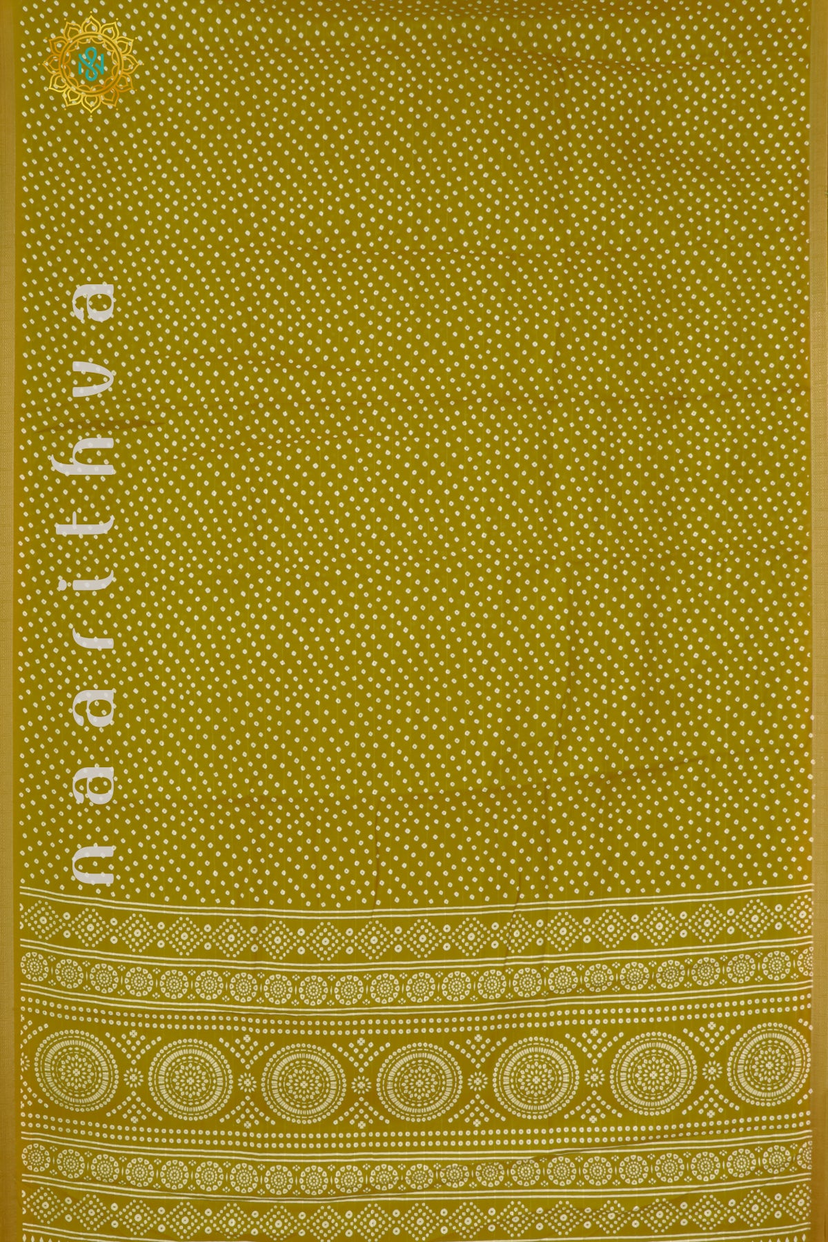 GREENISH YELLOW - SEMI GEORGETTE