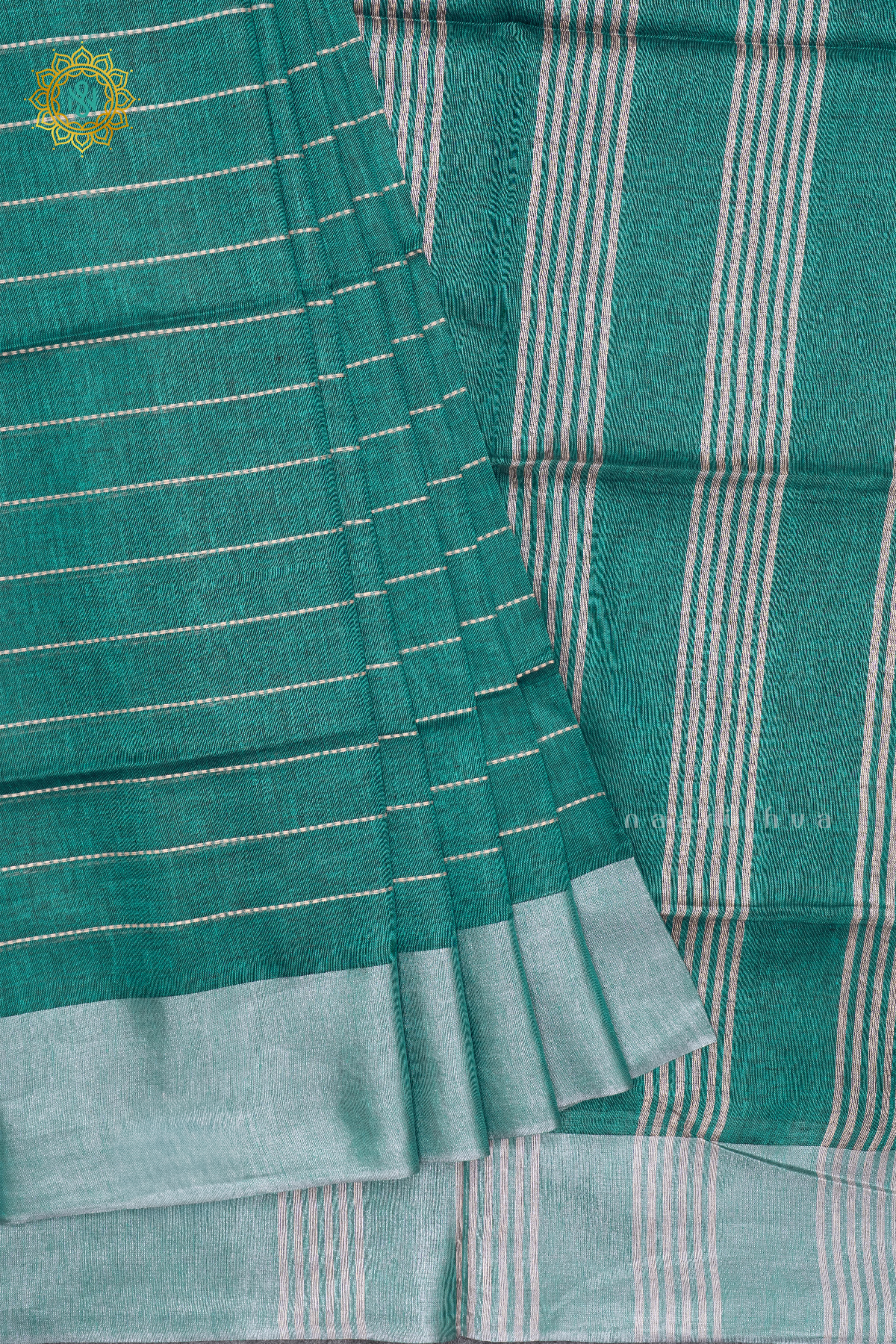 AQUA GREEN - PURE LINEN