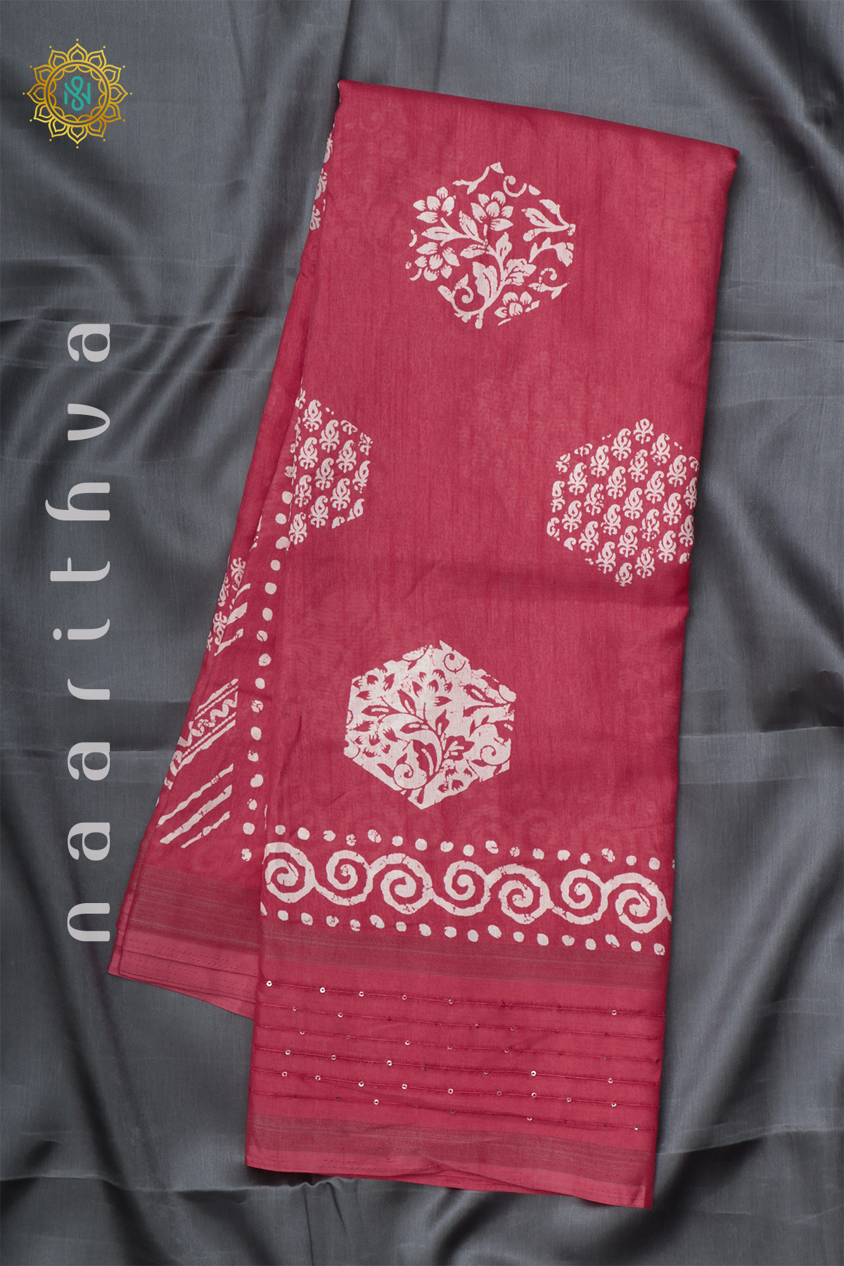 PEACHISH RED - DOLA SILK