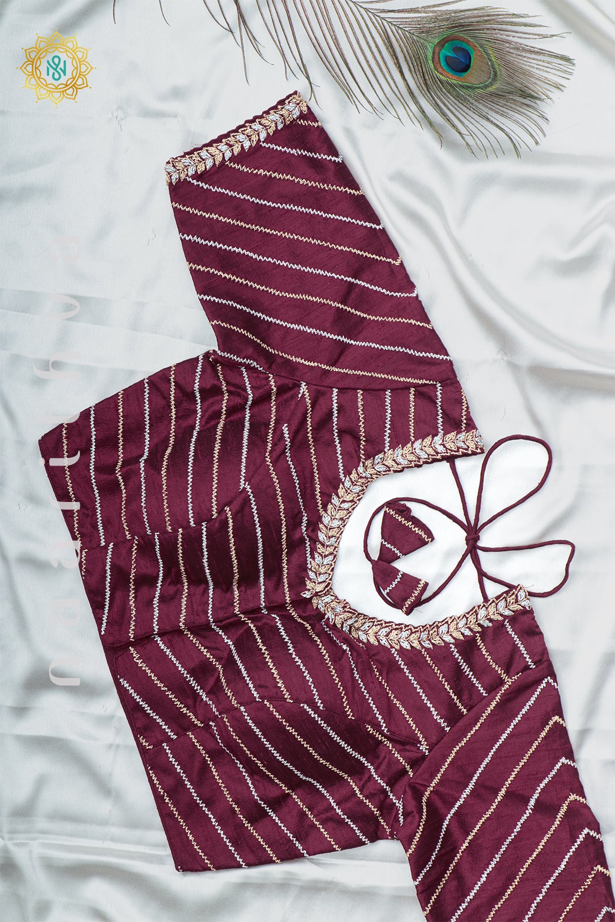 MAROON - READYMADE BLOUSE