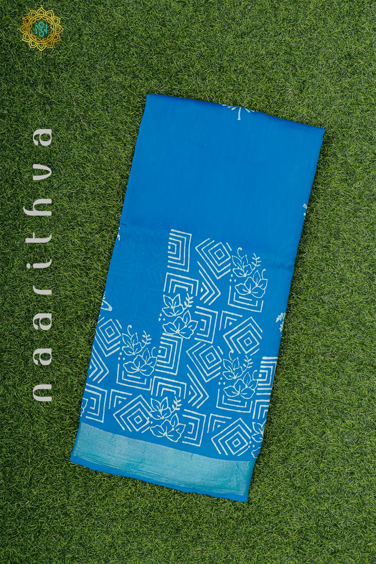 SKY BLUE - CHANDERI  COTTON