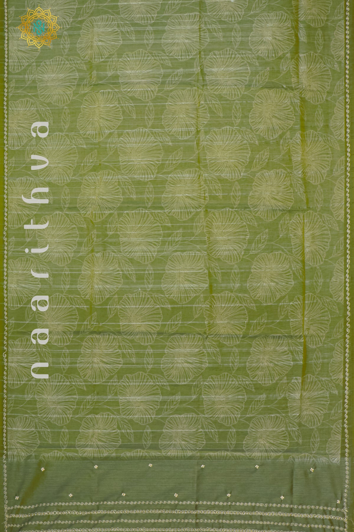 GREEN - CHANDERI SILK COTTON