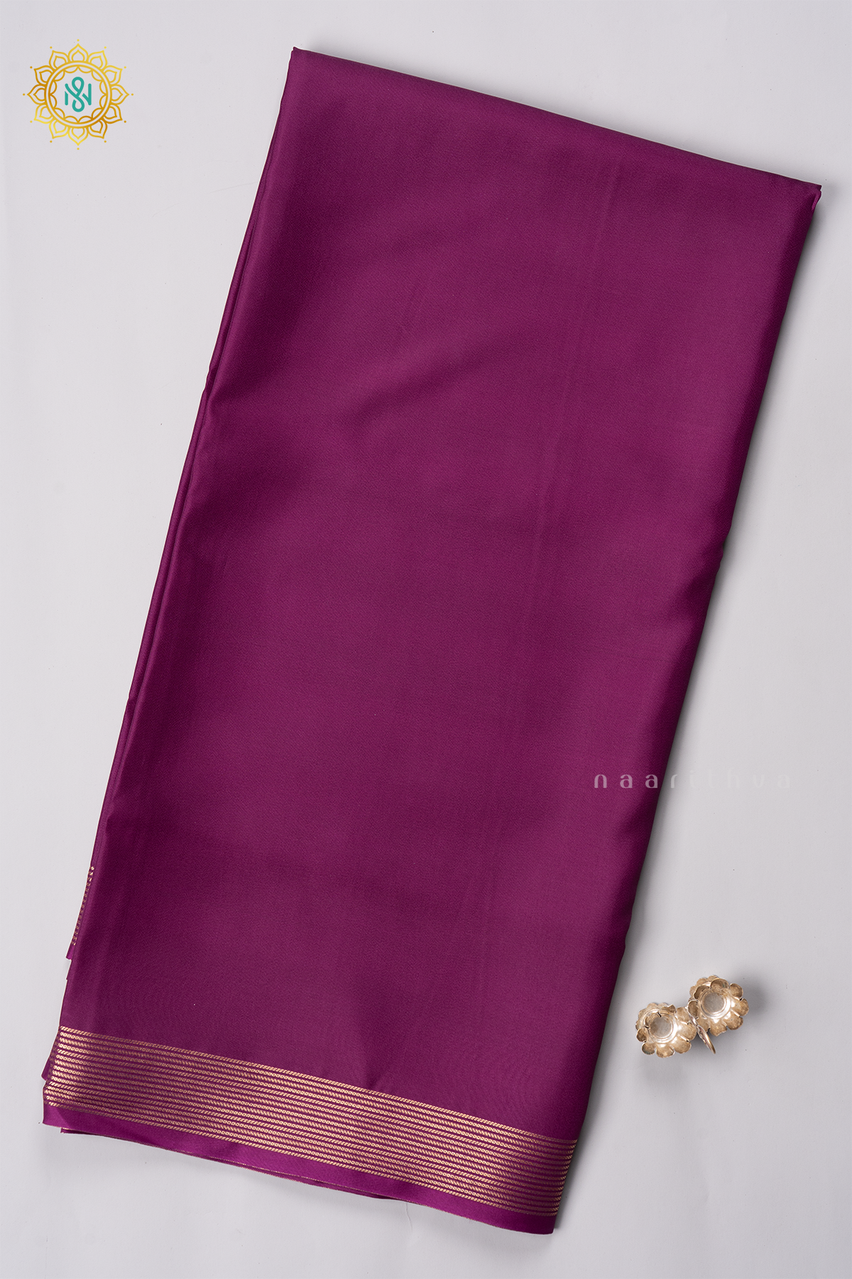 WINE - SEMI MYSORE CREPE SILK