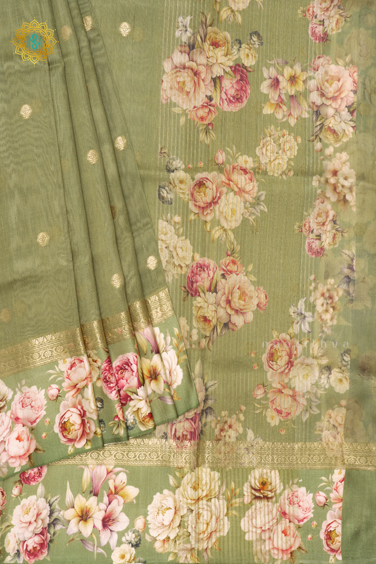 LIGHT GREEN - PURE TUSSAR SILK