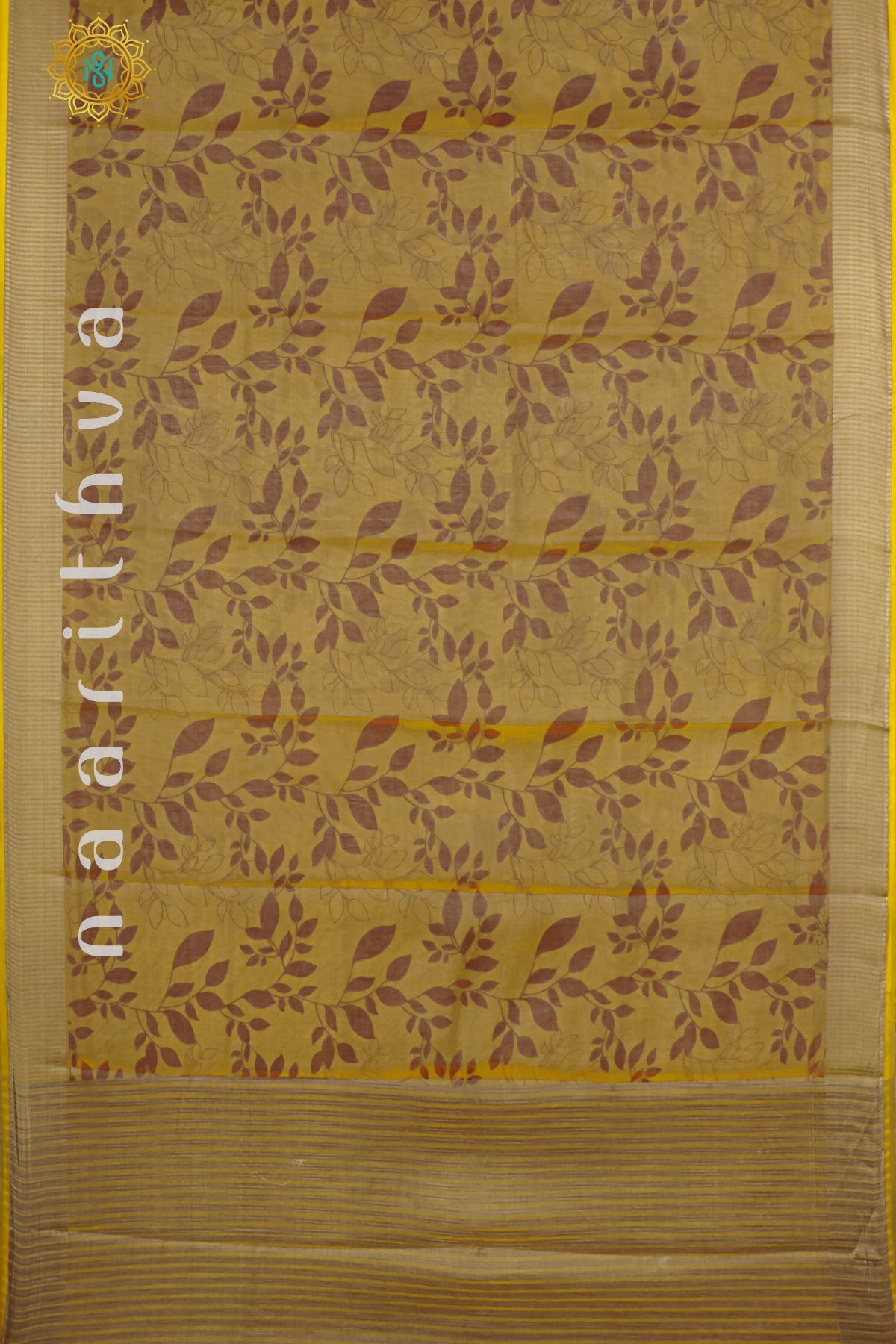 YELLOW - TISSUE SAREE