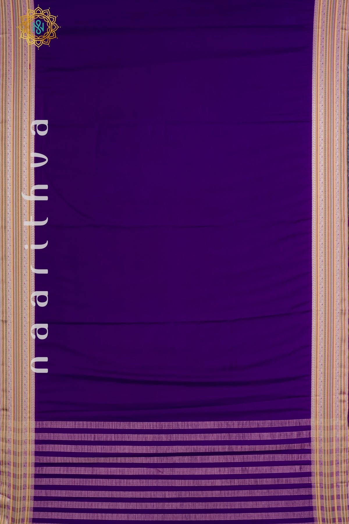 PURPLE - SEMI MYSORE CREPE SILK