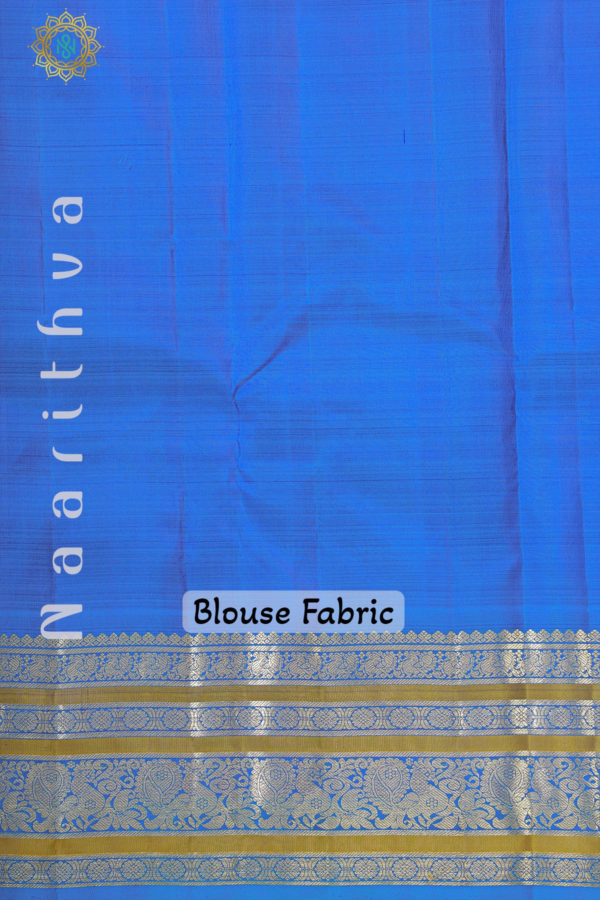 DUAL SHADE OF RED WITH MUSTARD & BLUE - PURE KANJIVARAM SILK