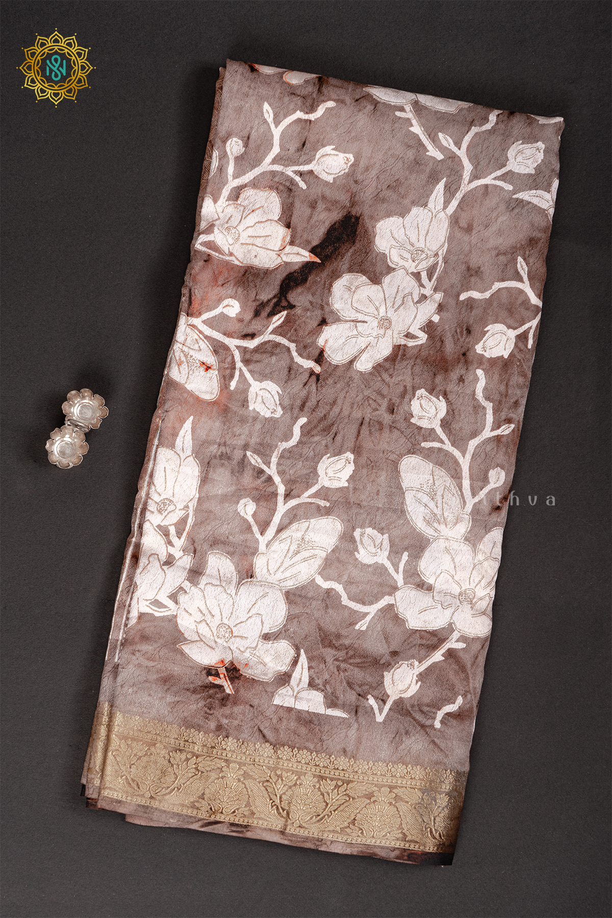 BROWN - SEMI GEORGETTE
