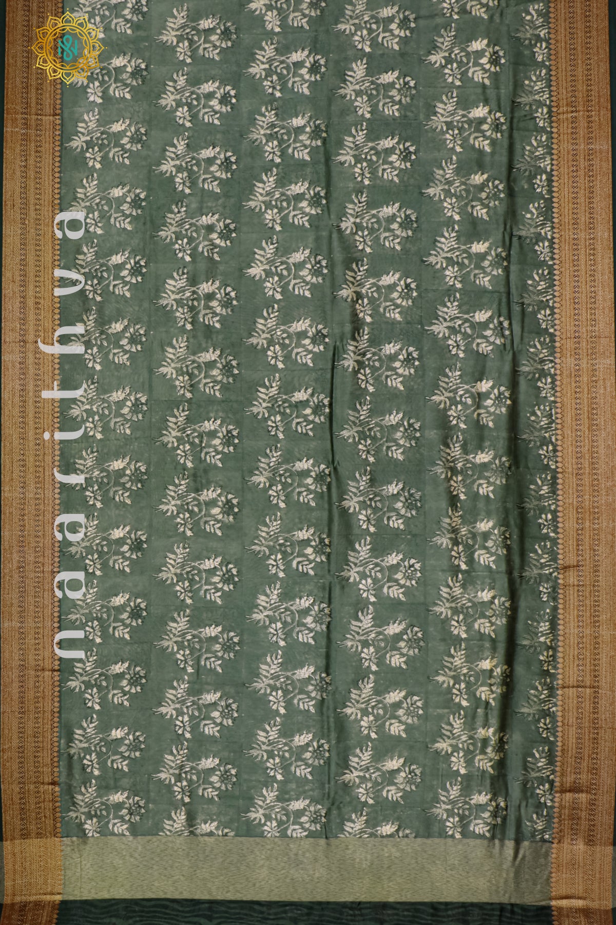 GREEN - CHANDERI SILK COTTON