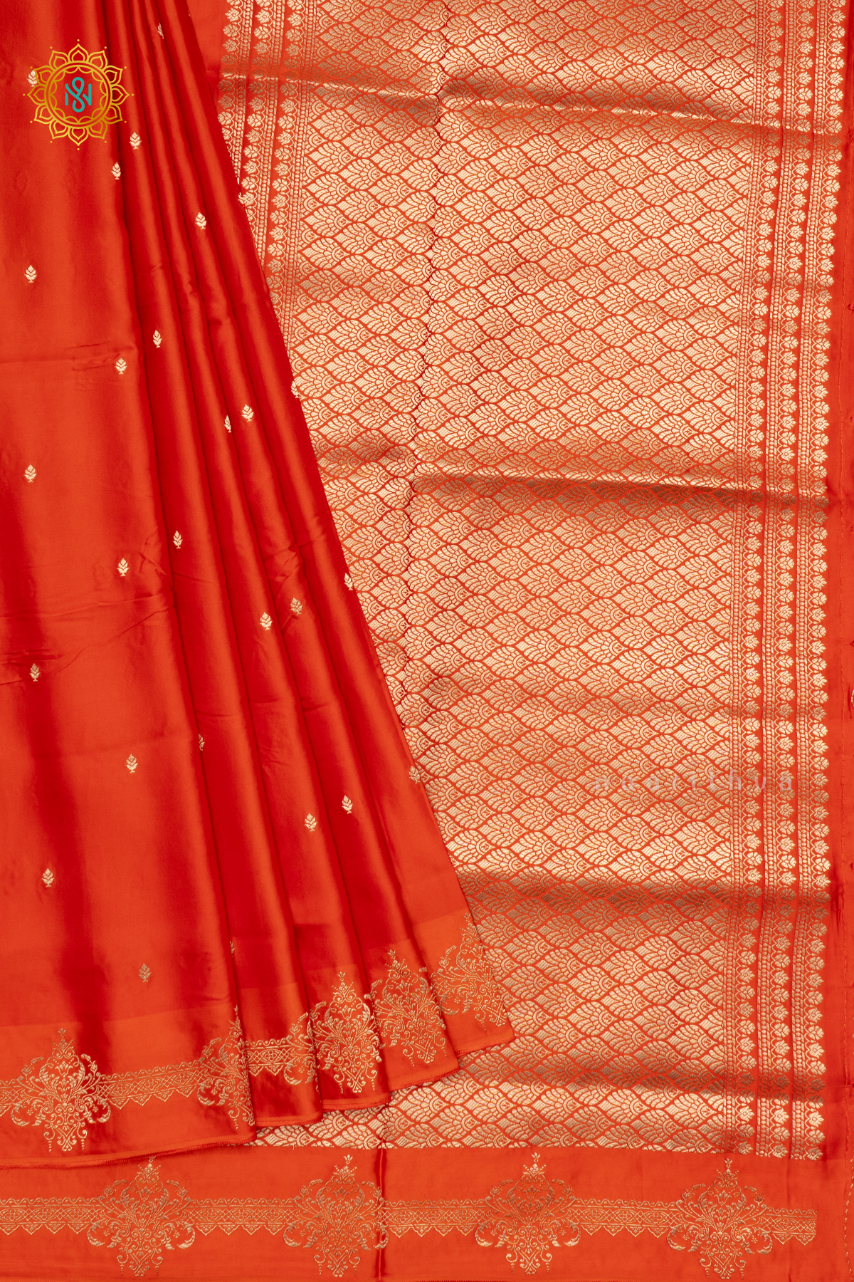 ORANGE - SATIN BANARAS