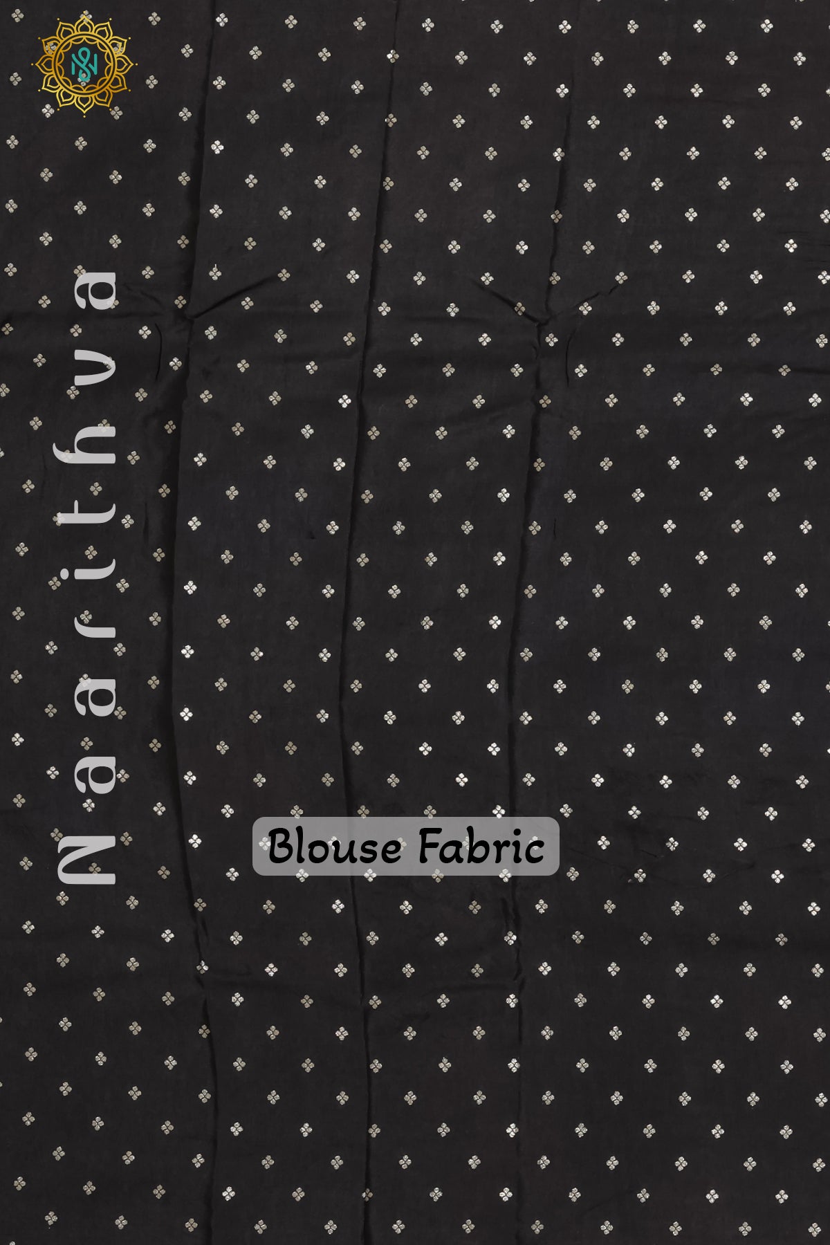 BLACK - SEMI CREPE SILK