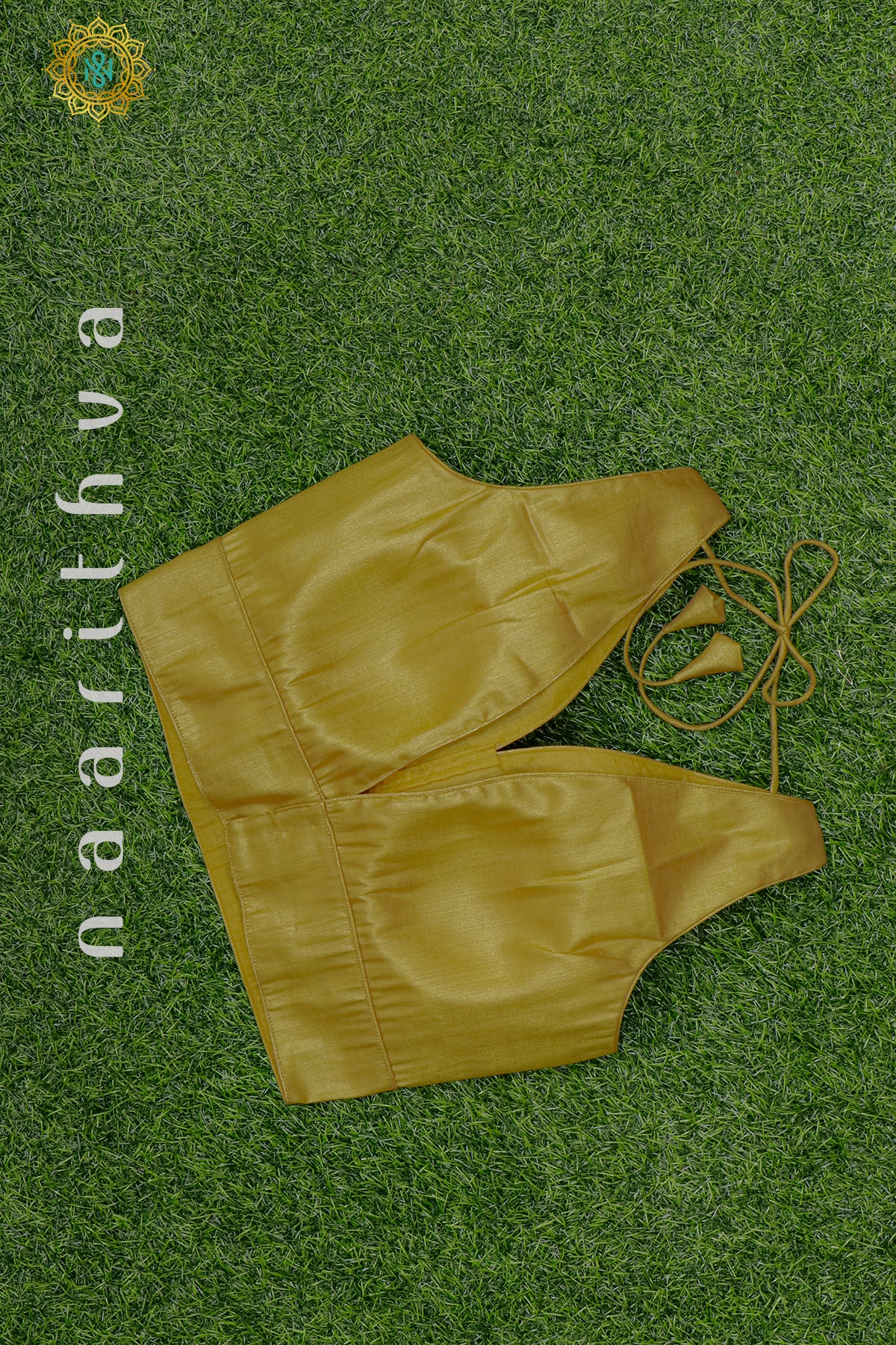 GOLD - SLEEVLESS READYMADE BLOUSE