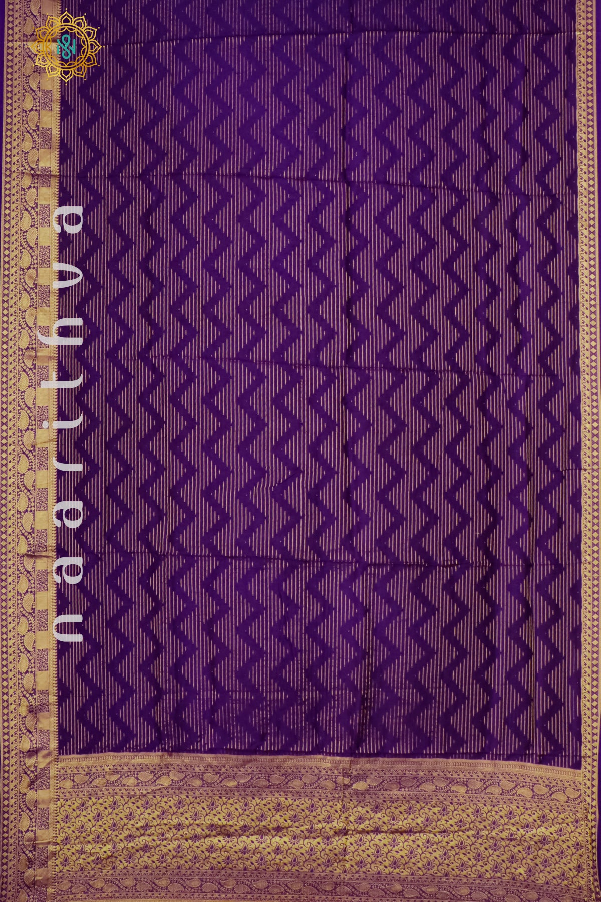 PURPLE WITH YELLOW - DOLA SILK