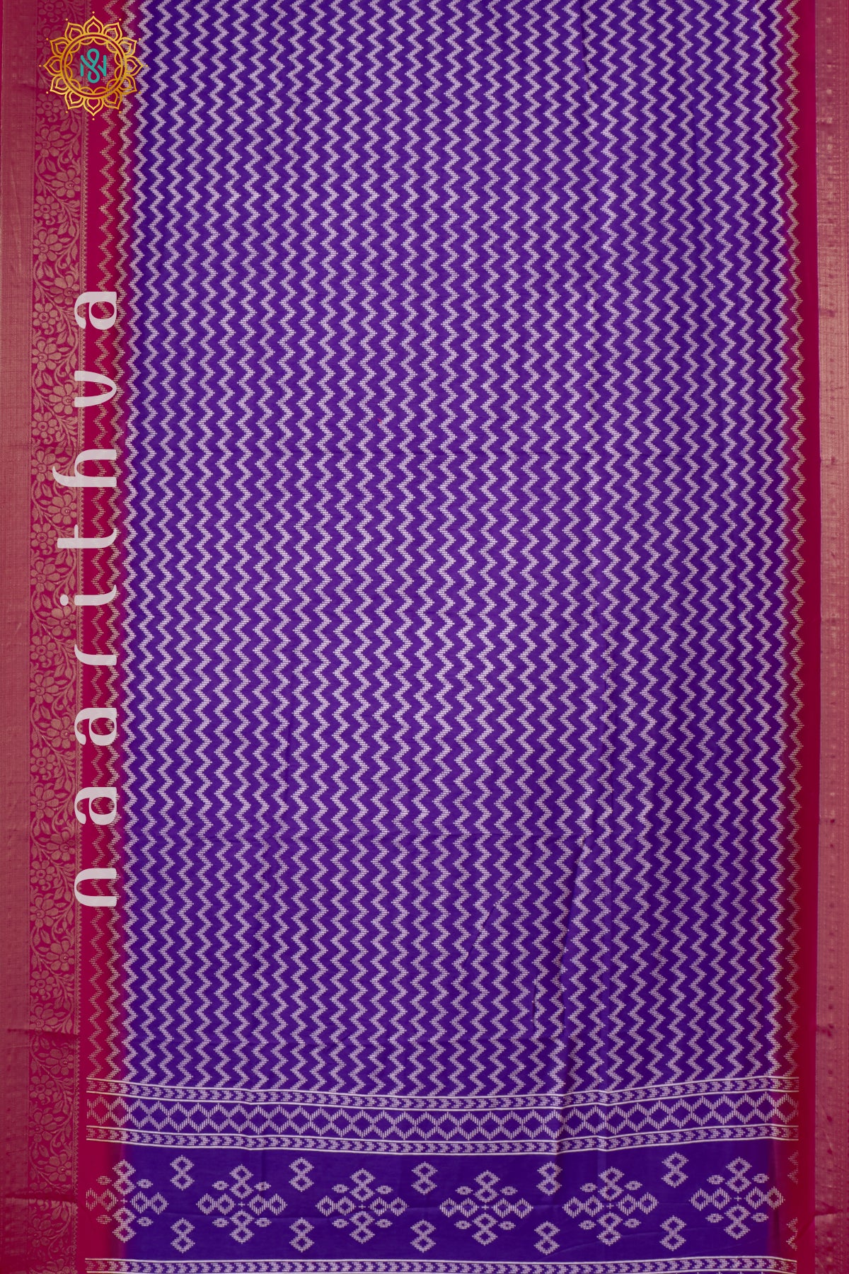 PURPLE WITH PINK - DOLA SILK