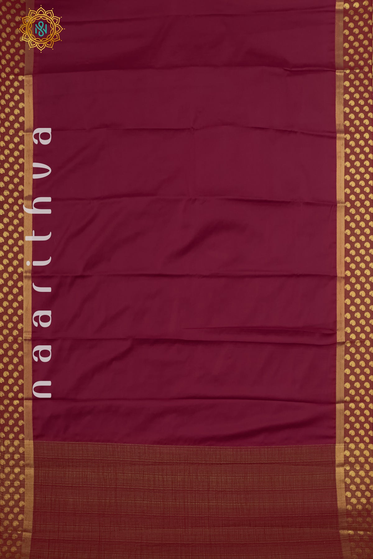 MAROON - SEMI CHIFFON