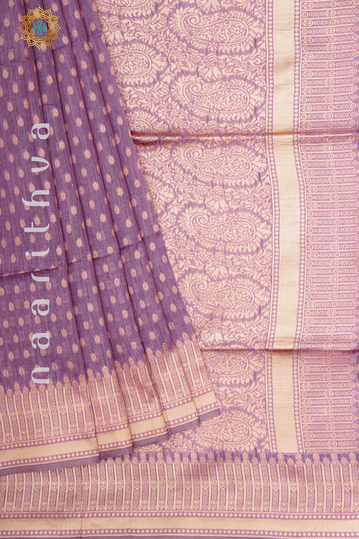 LAVENDER - SEMI RAW SILK