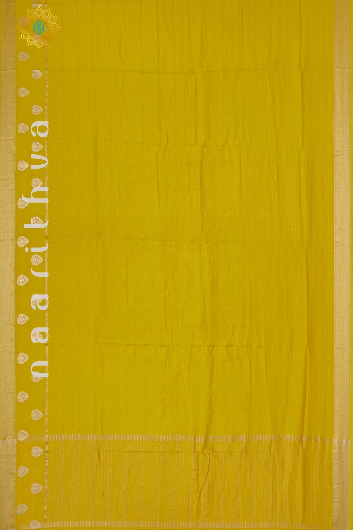 YELLOW WITH PURPLE - DOLA SILK