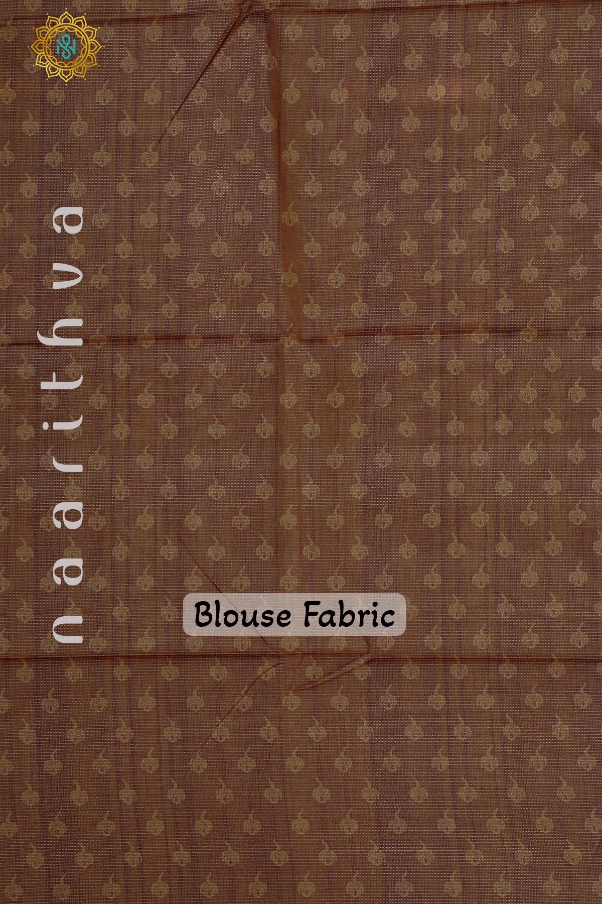 BROWN - SEMI TUSSAR SILK