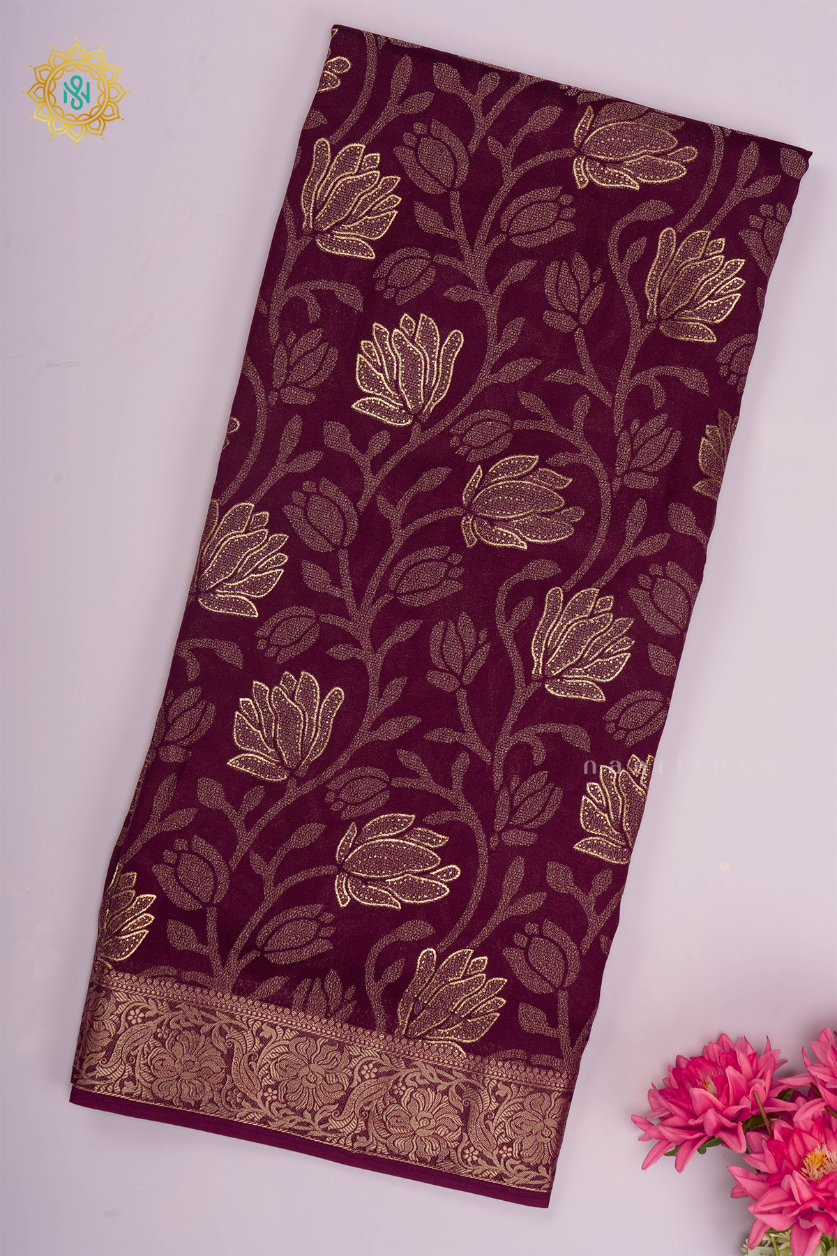 WINE - SEMI GEORGETTE