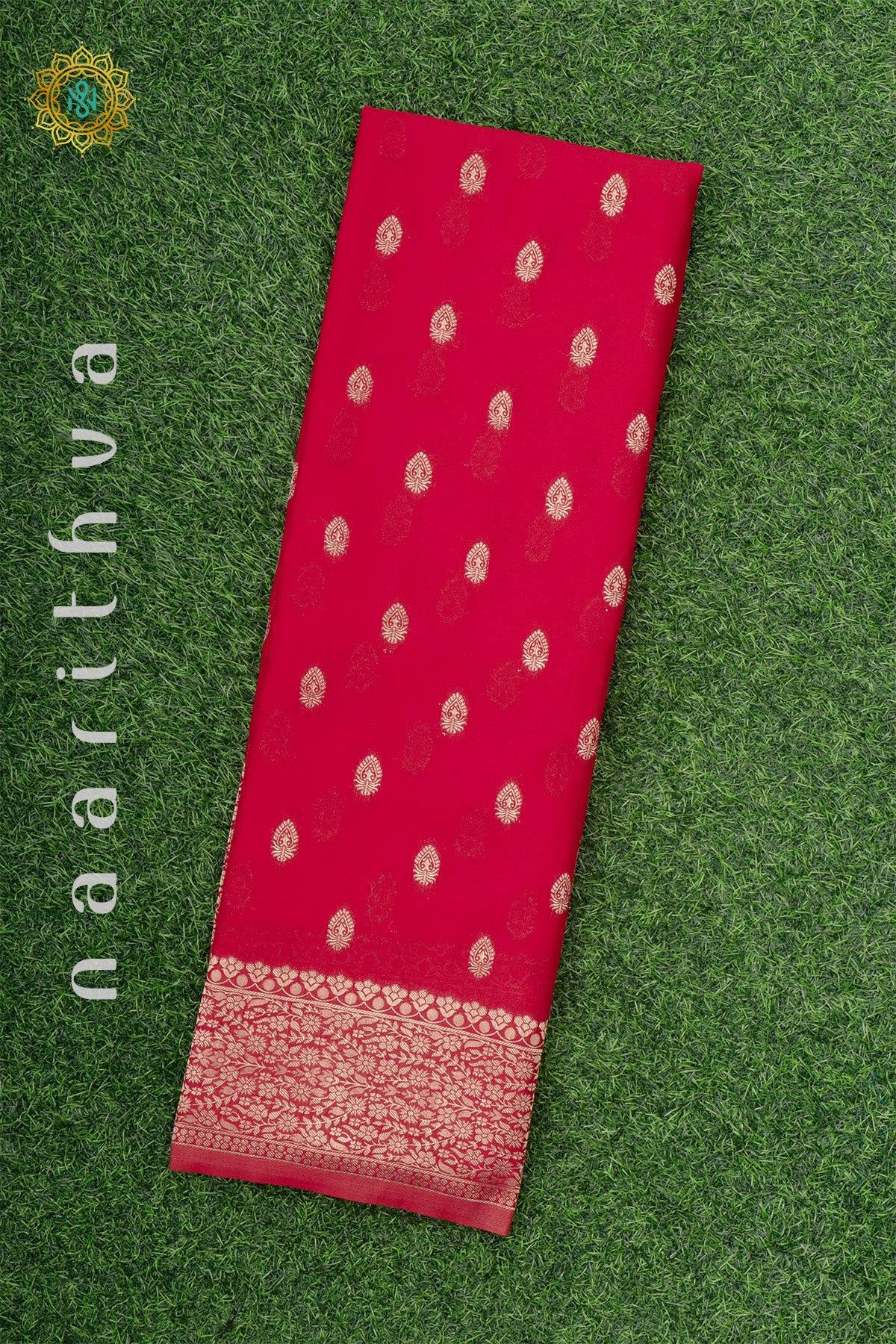 RED - SEMI CHIFFON GEORGETTE