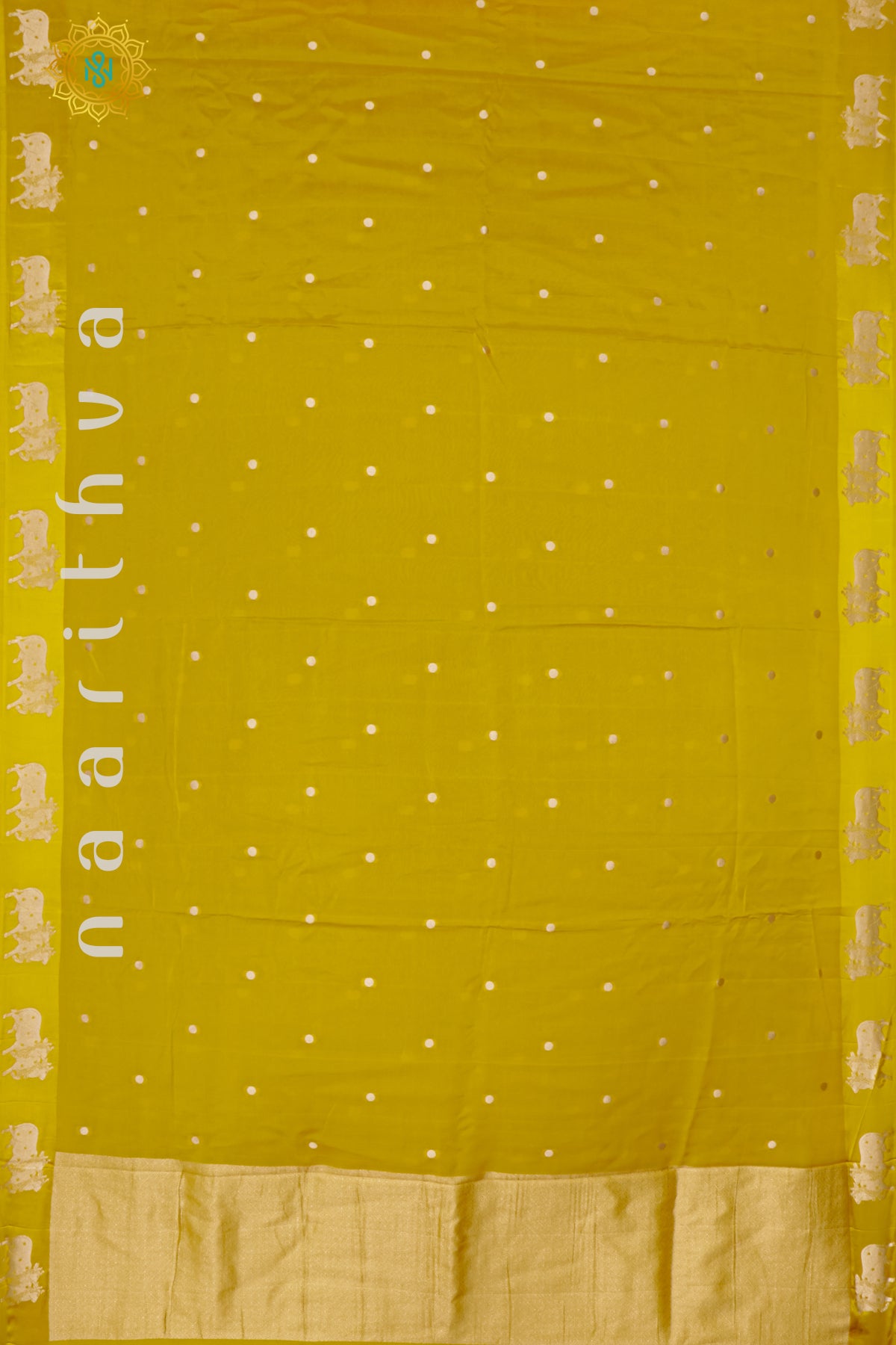 YELLOW - SEMI CREPE SILK