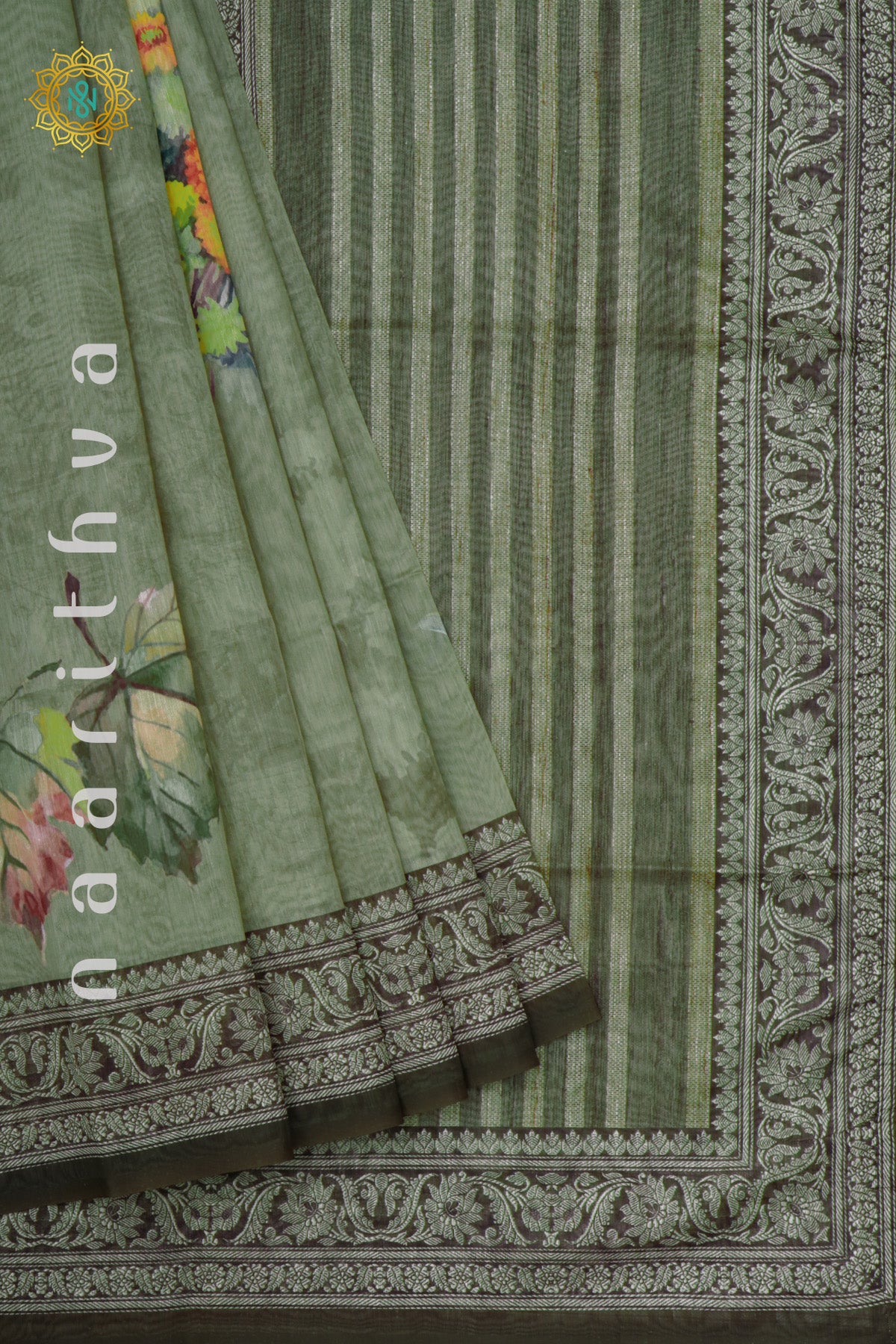 GREEN - CHANNDERI SILK COTTON