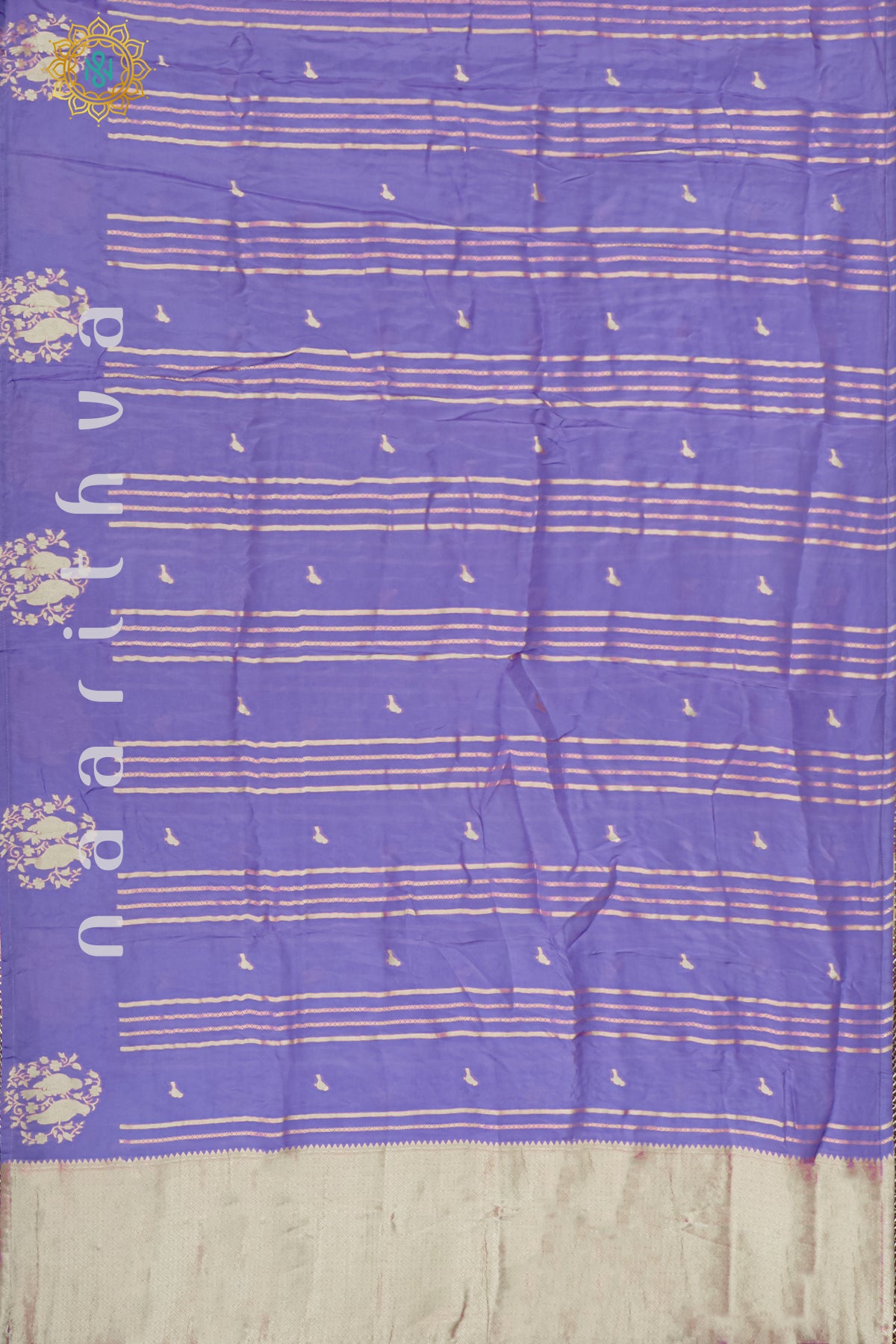 LAVENDER WITH PURPLE - DOLA SILK