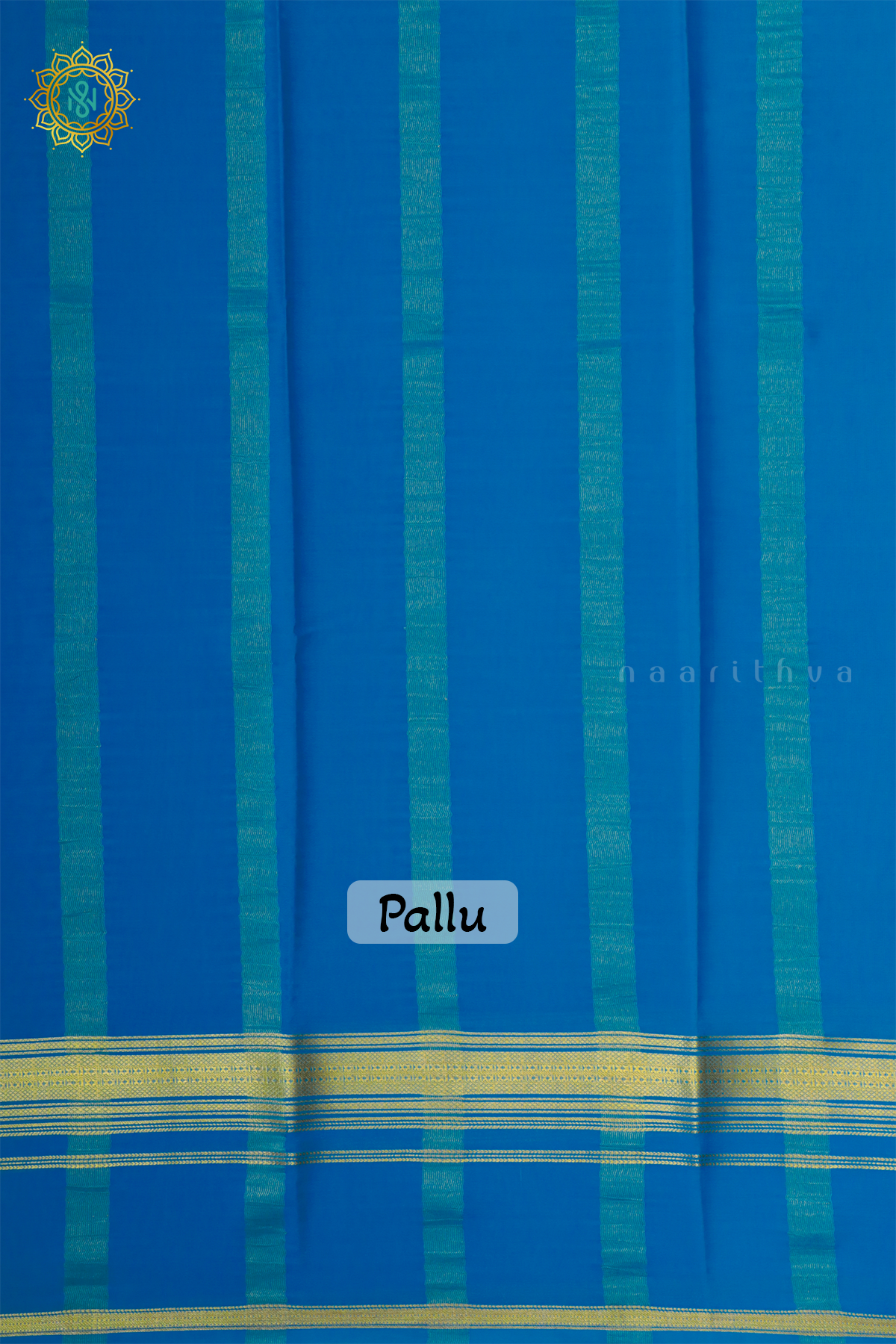 WINE WITH SKY BLUE - PURE MYSORE CREPE SILK