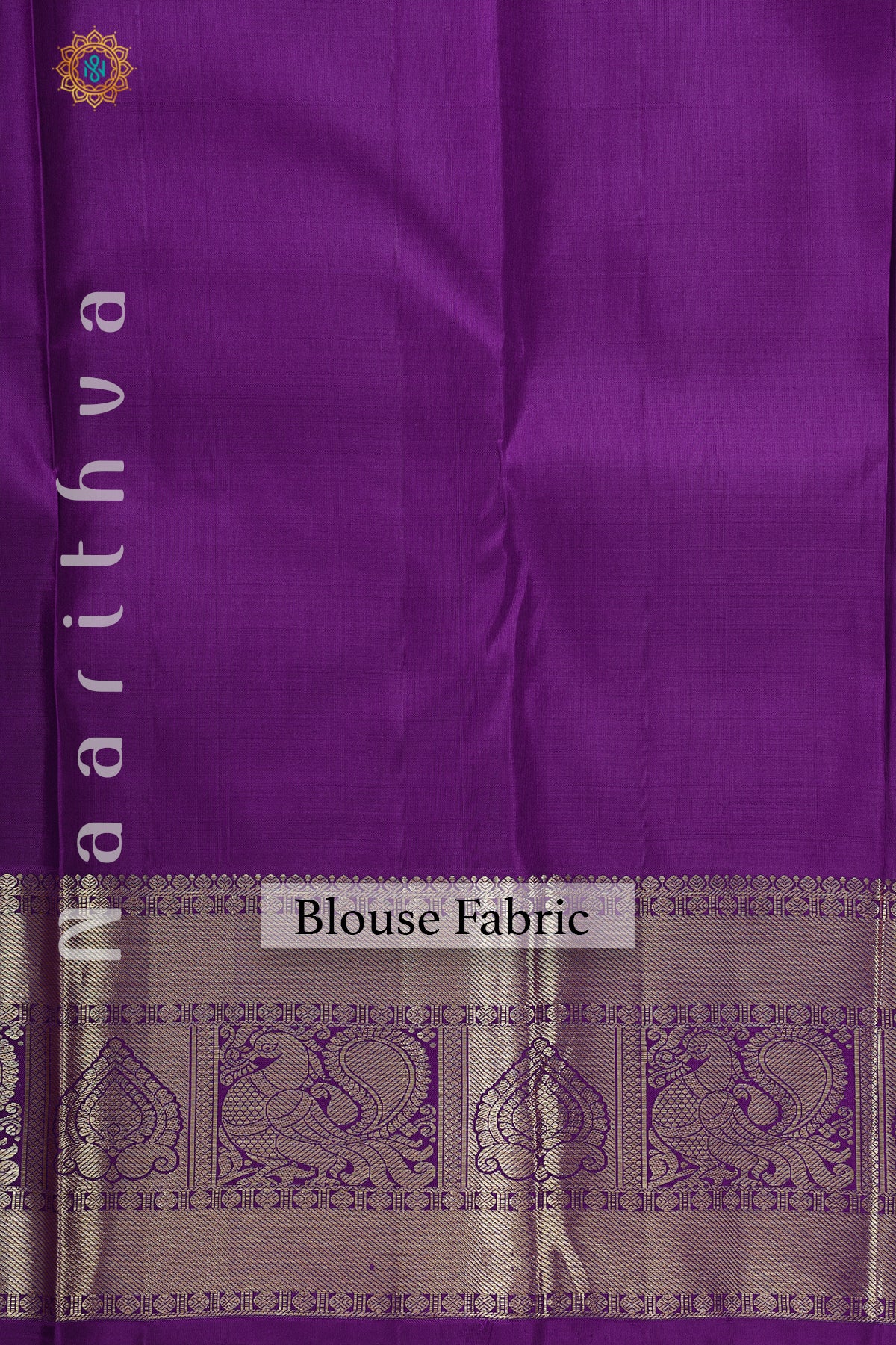 GREEN WITH PURPLE - PURE KANJIVARAM SILK