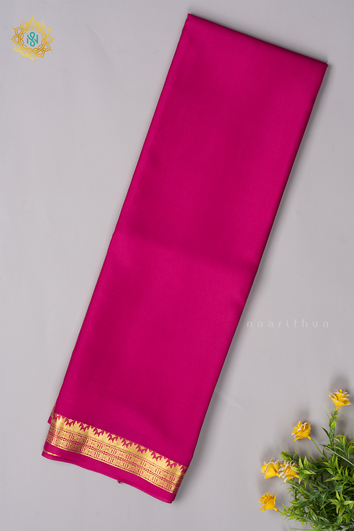 PINK - PURE MYSORE CREPE SILK