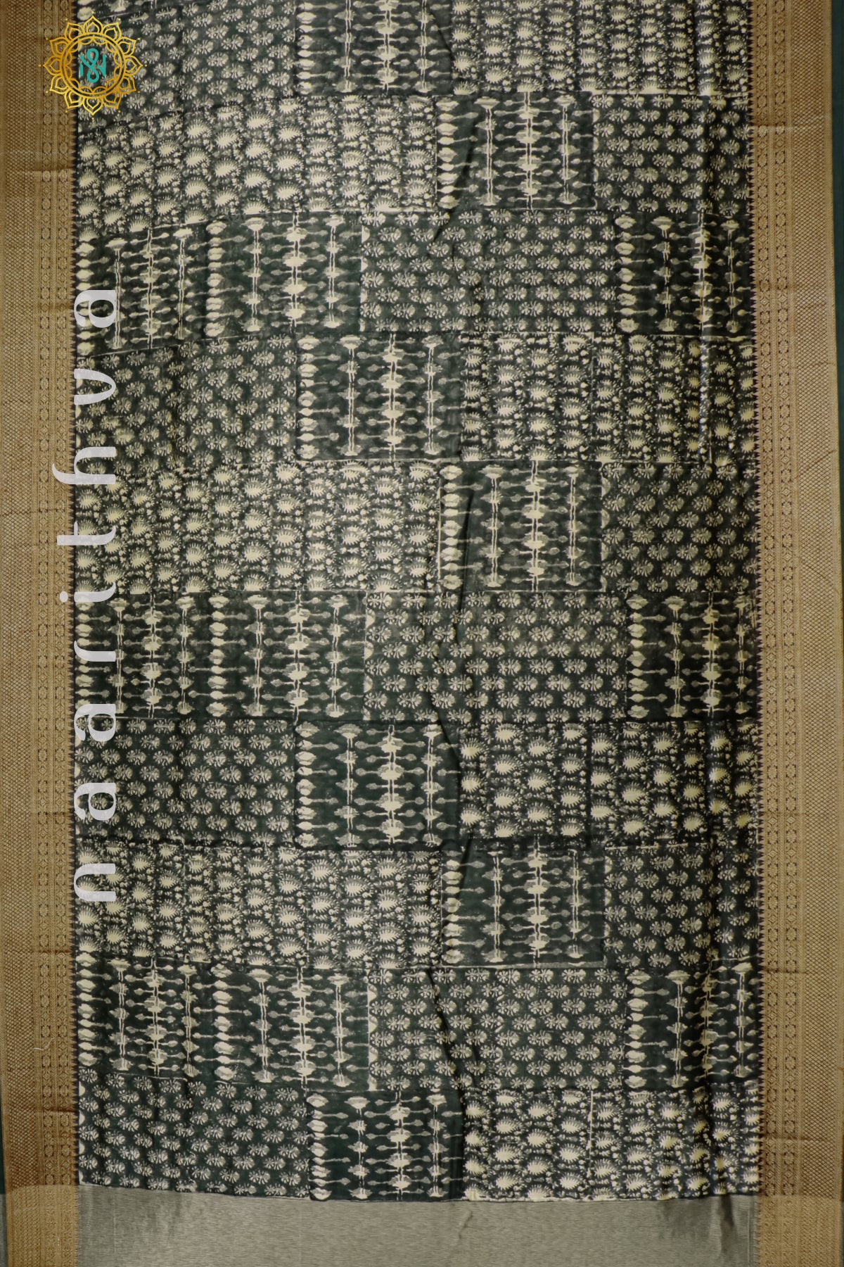 GREEN - CHANDERI SILK COTTON