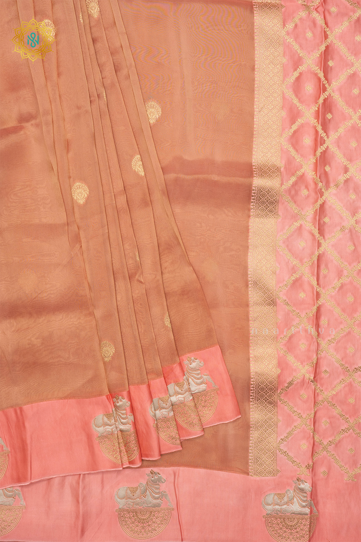PEACH - ORGANZA TISSUE