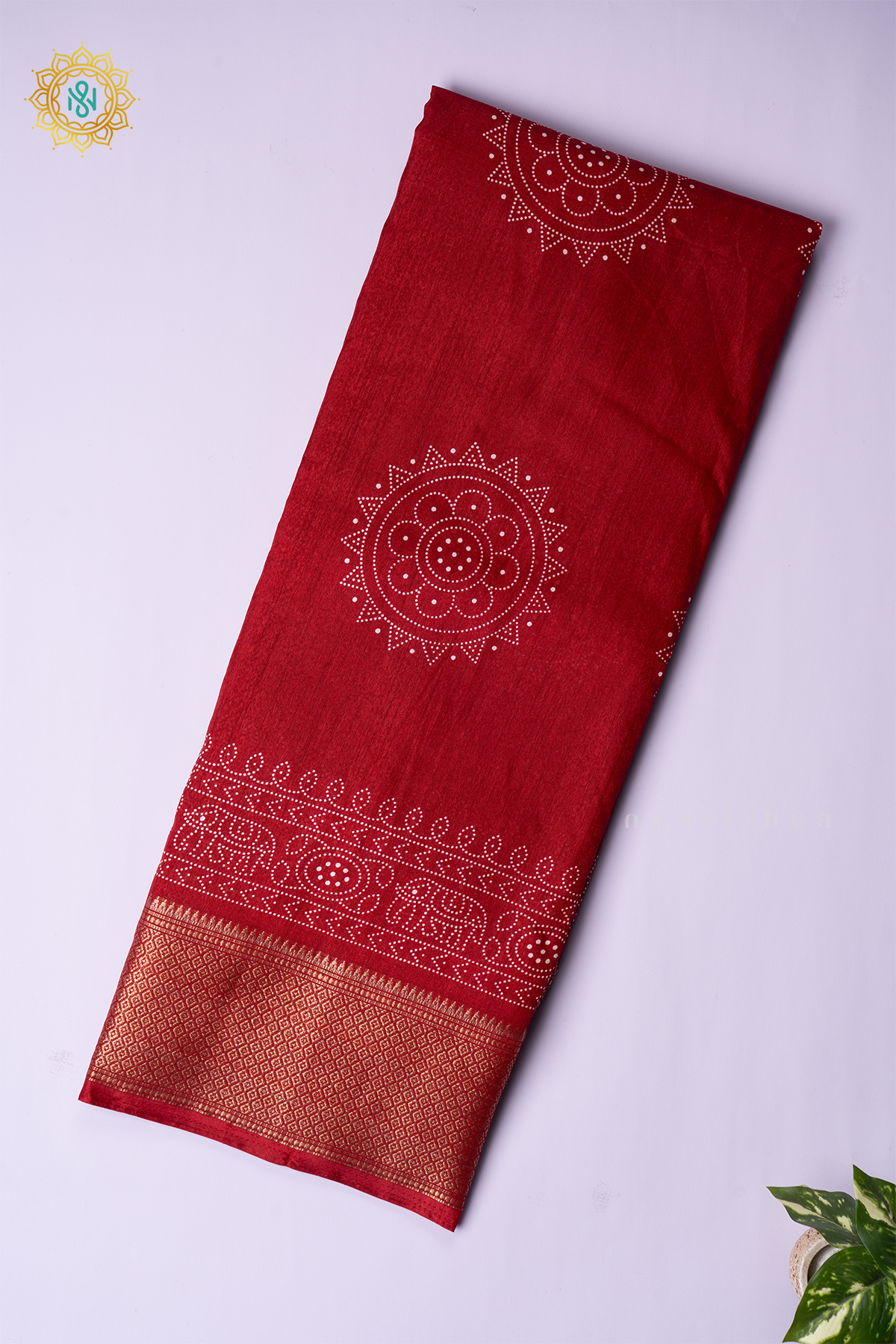 MAROON - DOLA SILK