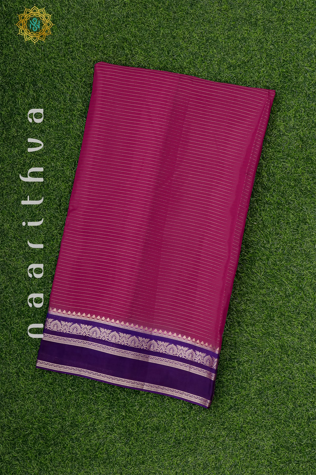 PINK WITH PURPLE - DOLA SILK