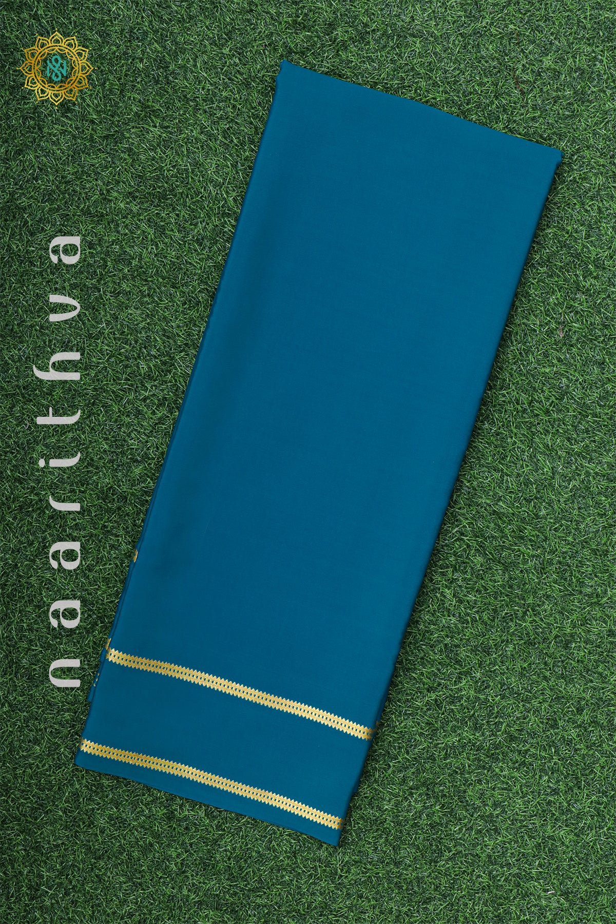 SKY BLUE - PURE MYSORE CREPE SILK