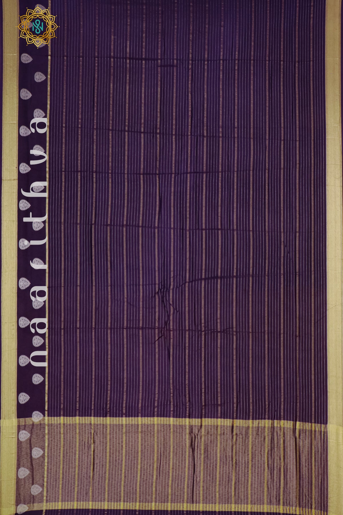 PURPLE WITH YELLOW - DOLA SILK