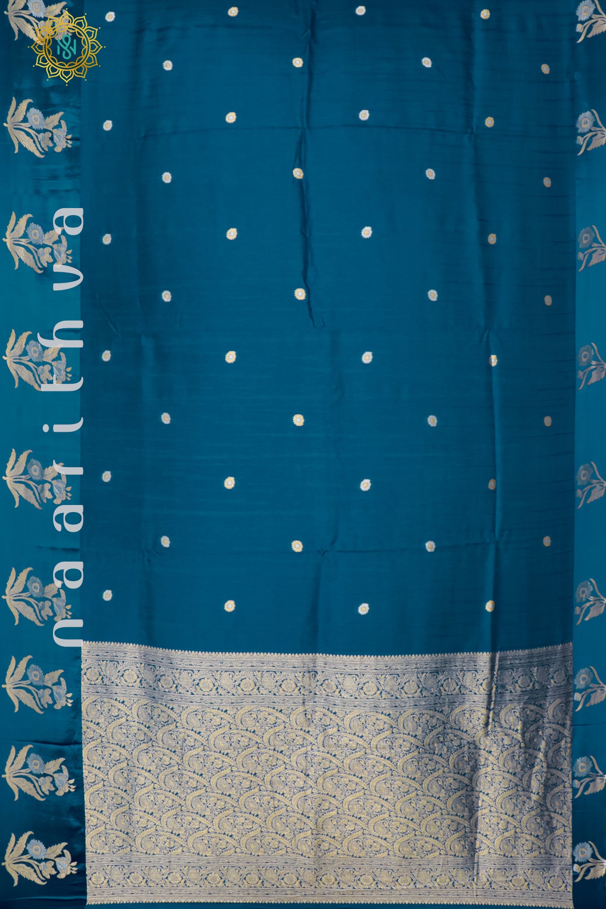 TEAL BLUE - SEMI CREPE SILK