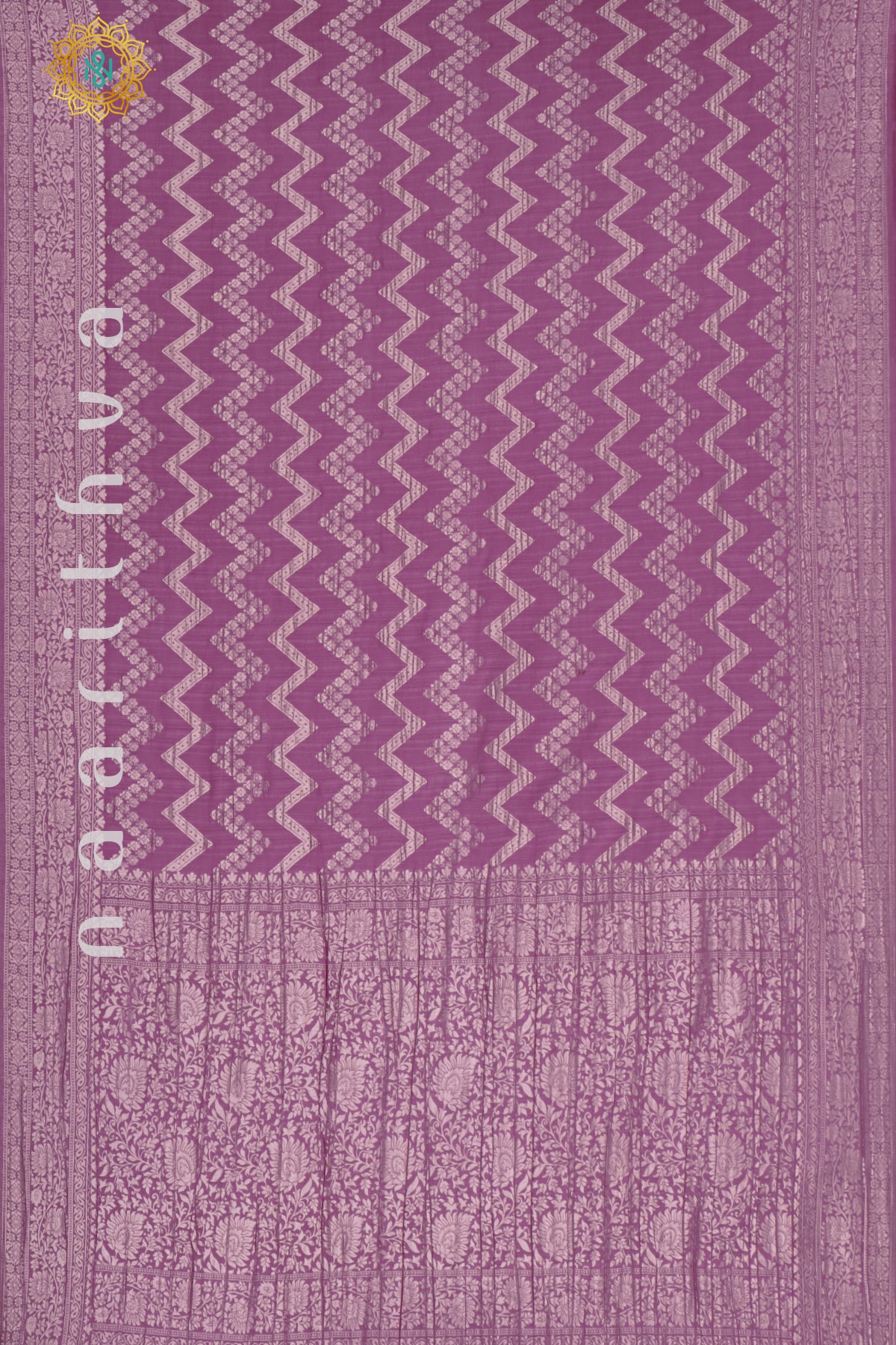 PINKISH LAVENDER - TUSSAR GEORGETTE